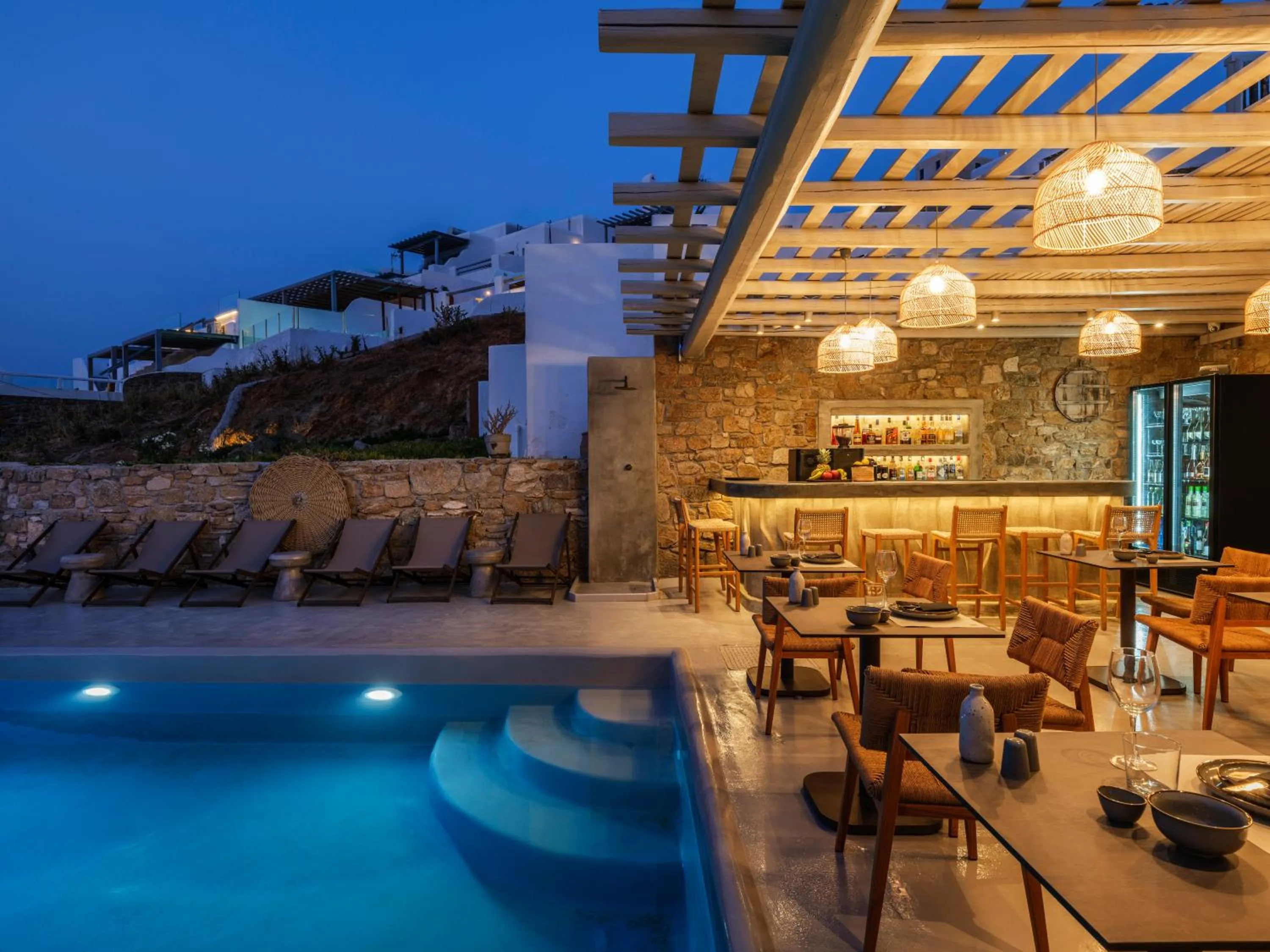 Property building in Mykonos Residence Villas & Suites Merchia beach