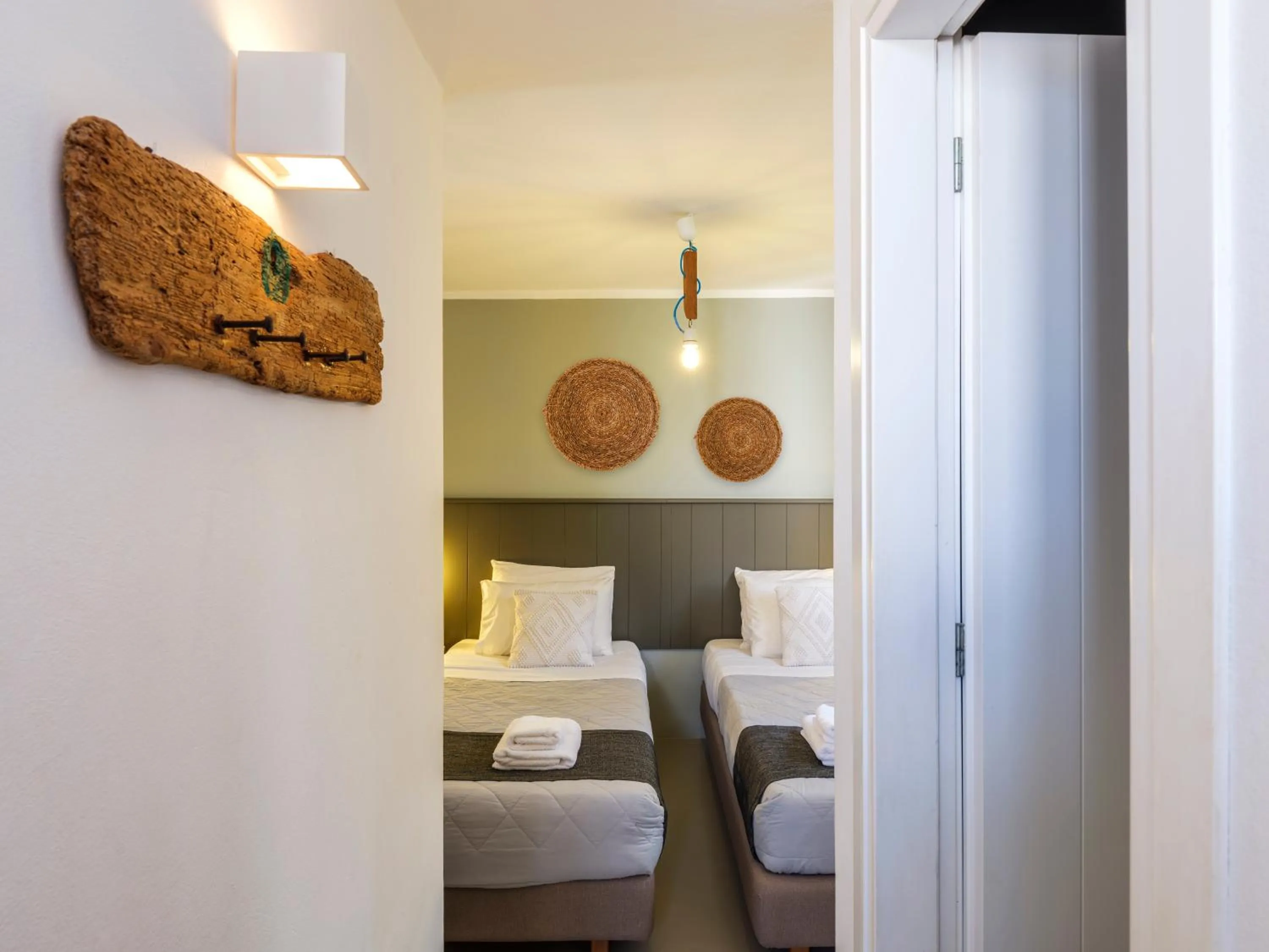 Bed in Mykonos Residence Villas & Suites Merchia beach