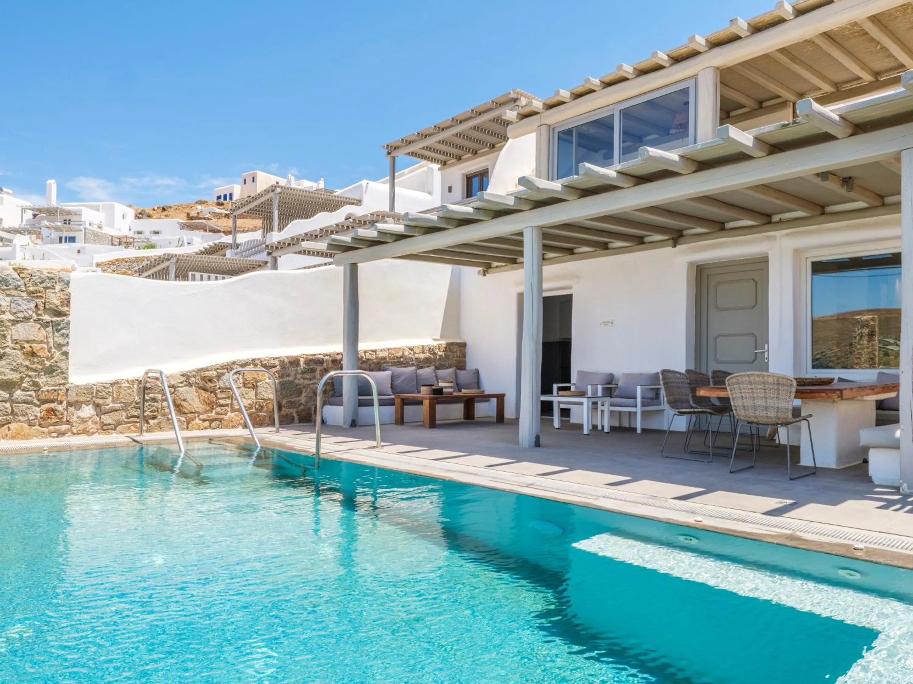 Property building in Mykonos Residence Villas & Suites Merchia beach