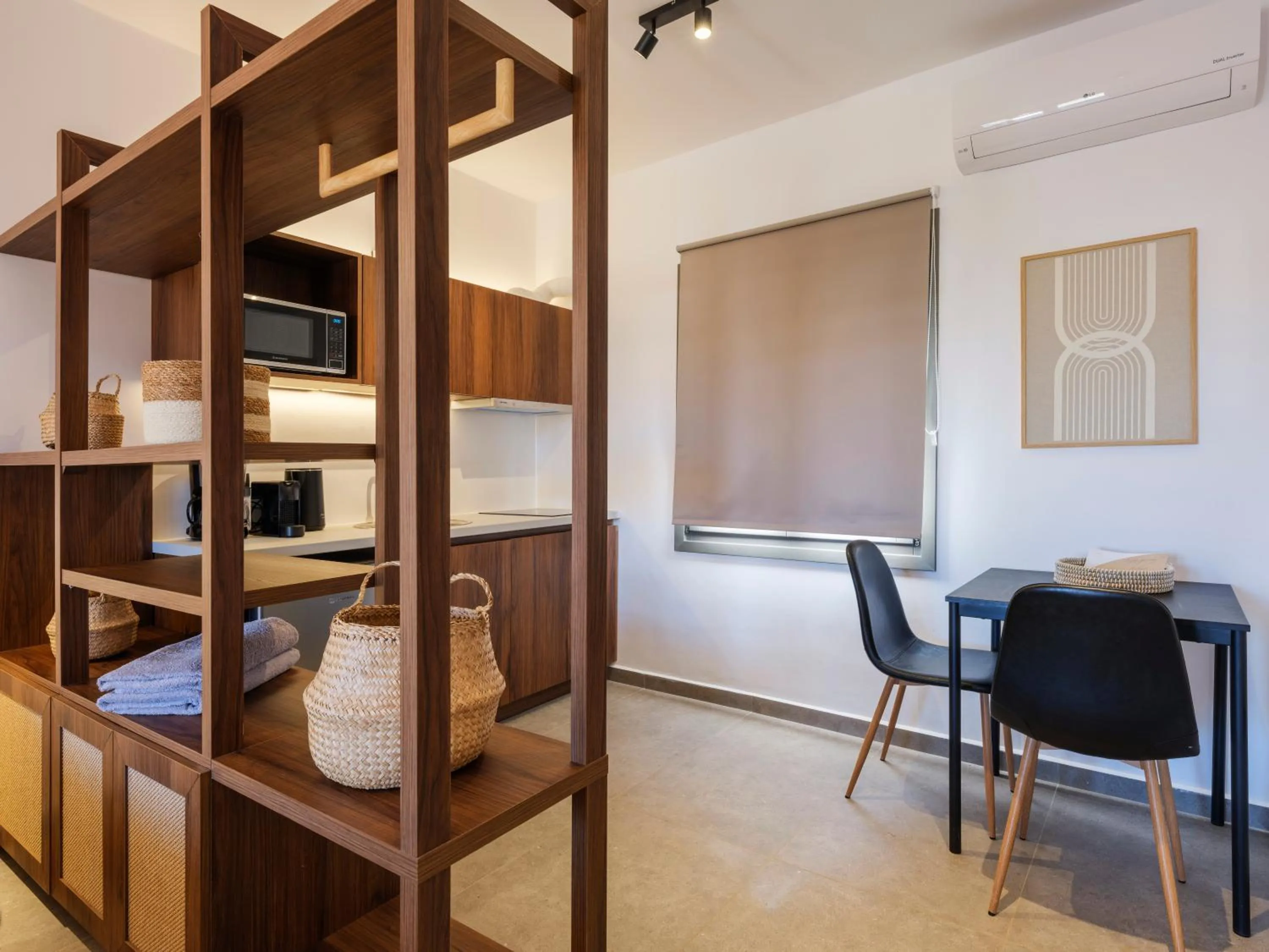 Kitchen or kitchenette in Mykonos Residence Villas & Suites Merchia beach