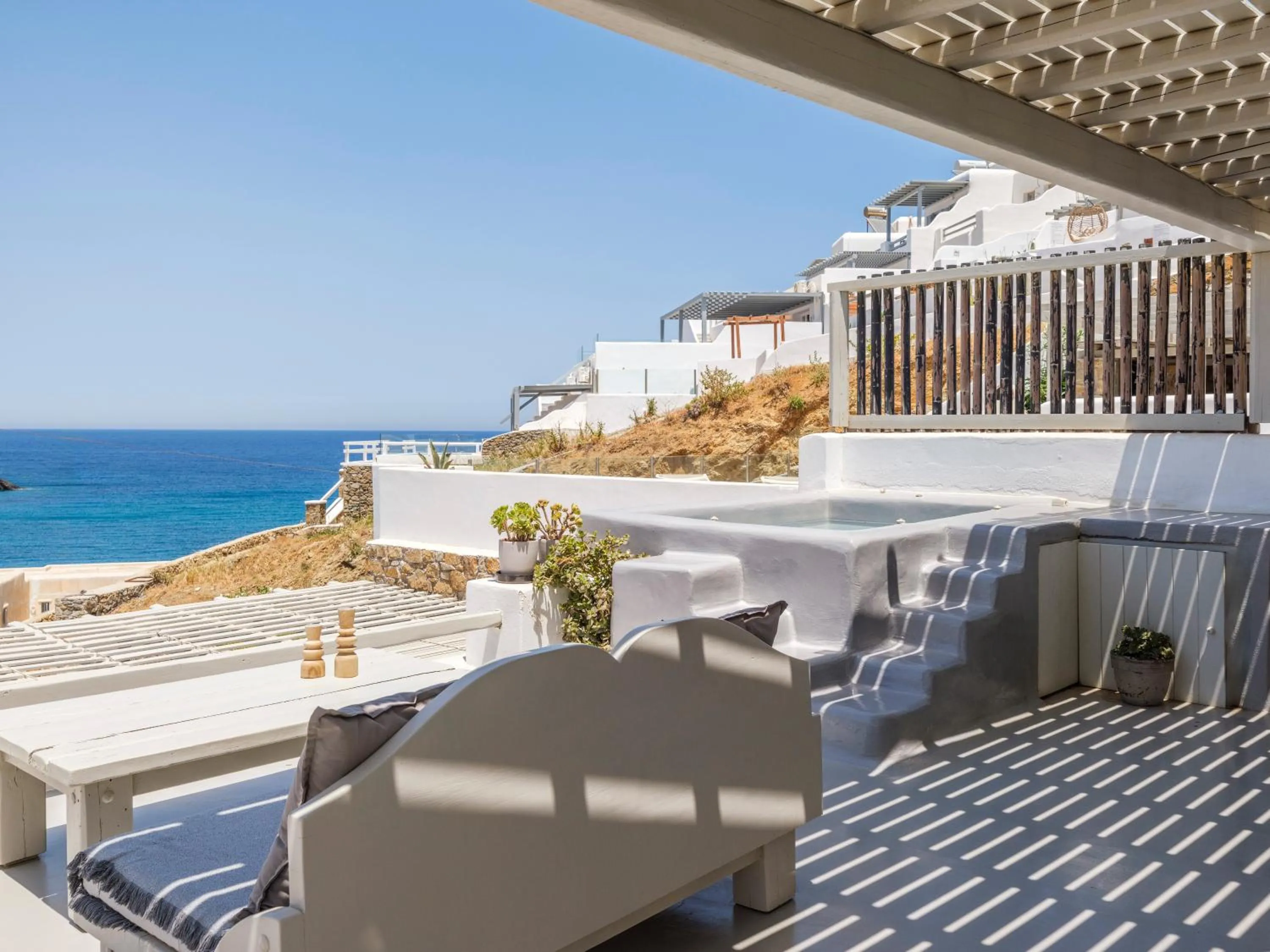 Day in Mykonos Residence Villas & Suites Merchia beach