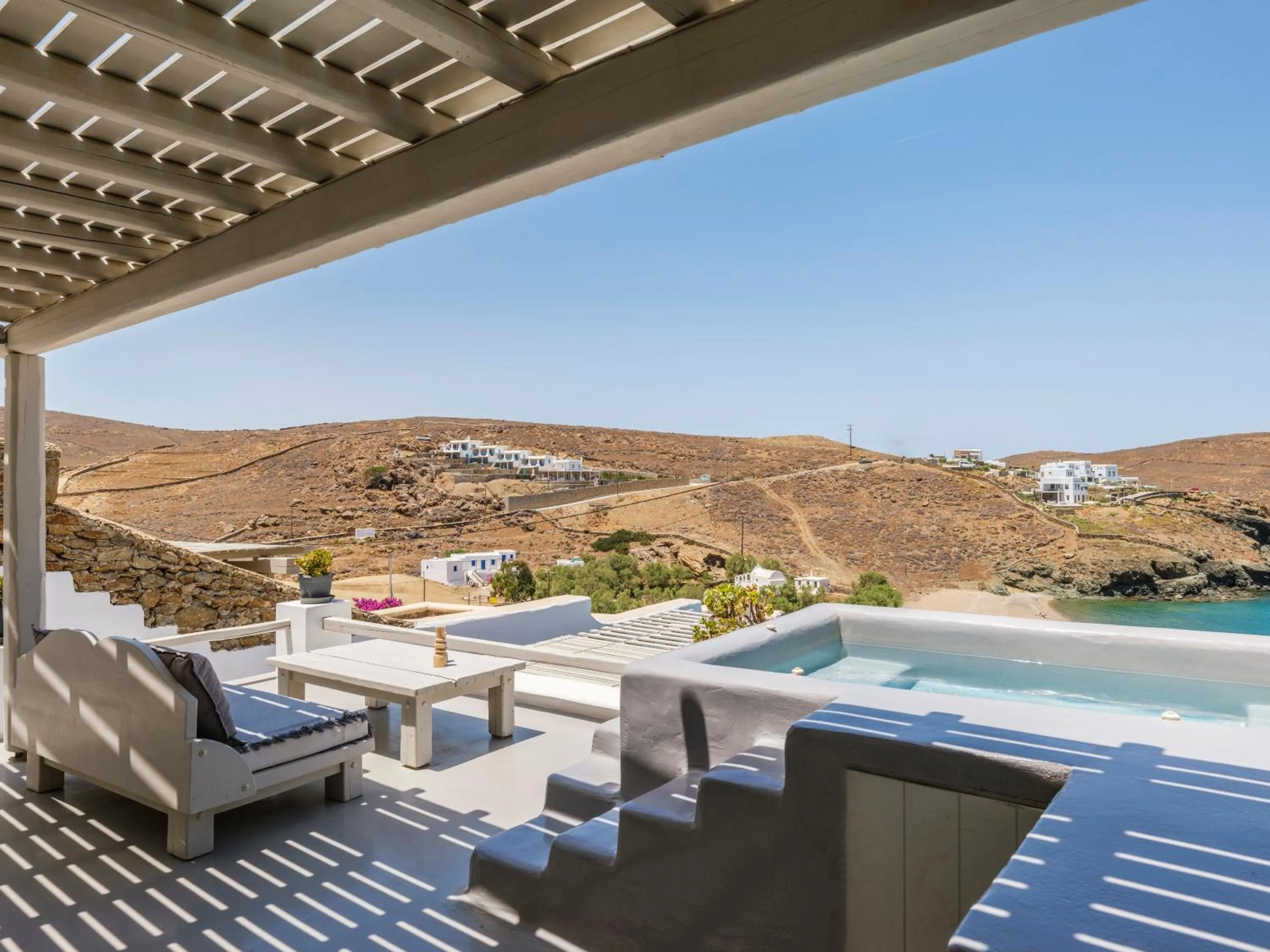 Natural landscape in Mykonos Residence Villas & Suites Merchia beach