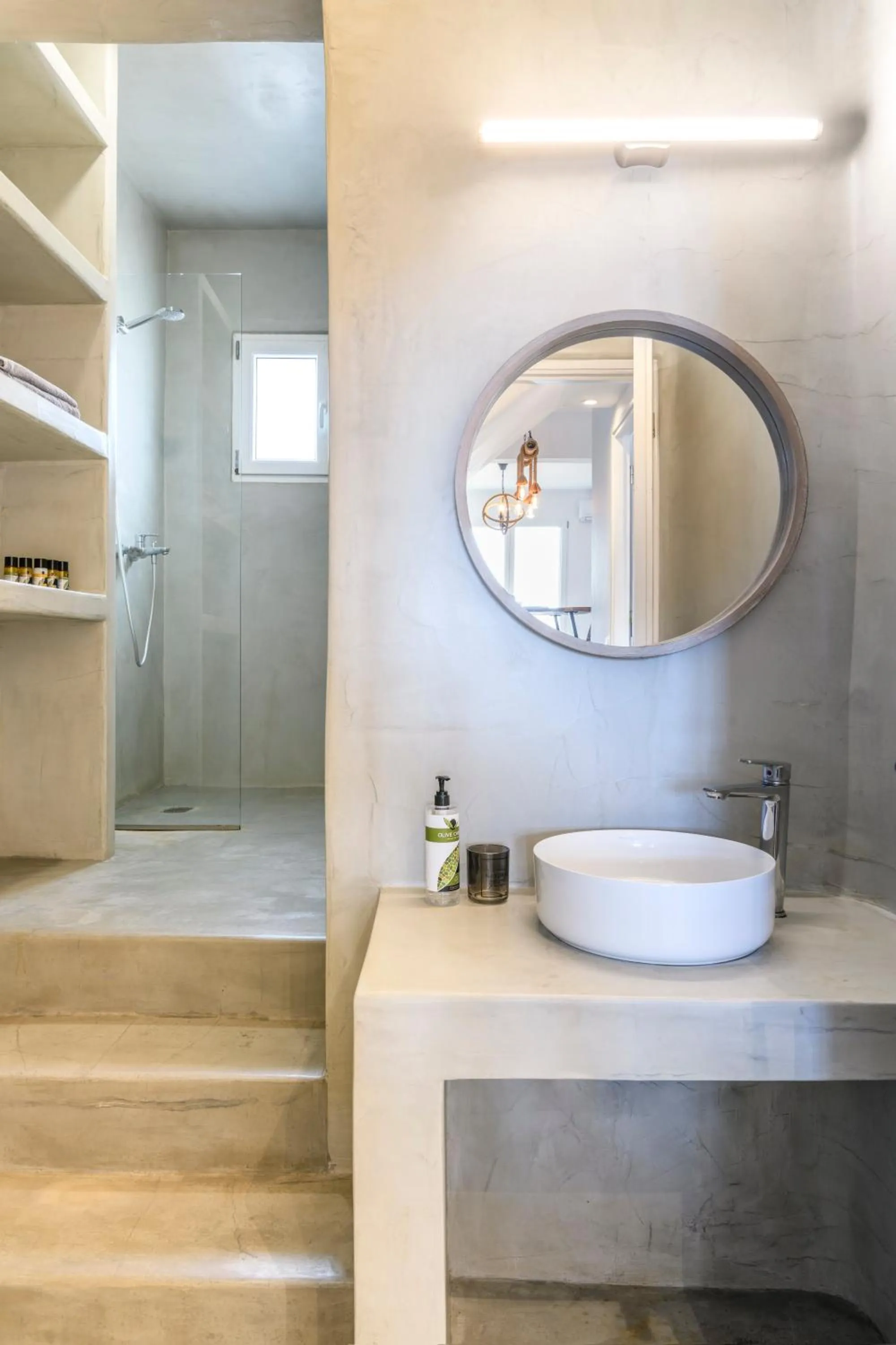 Shower in Mykonos Residence Villas & Suites Merchia beach