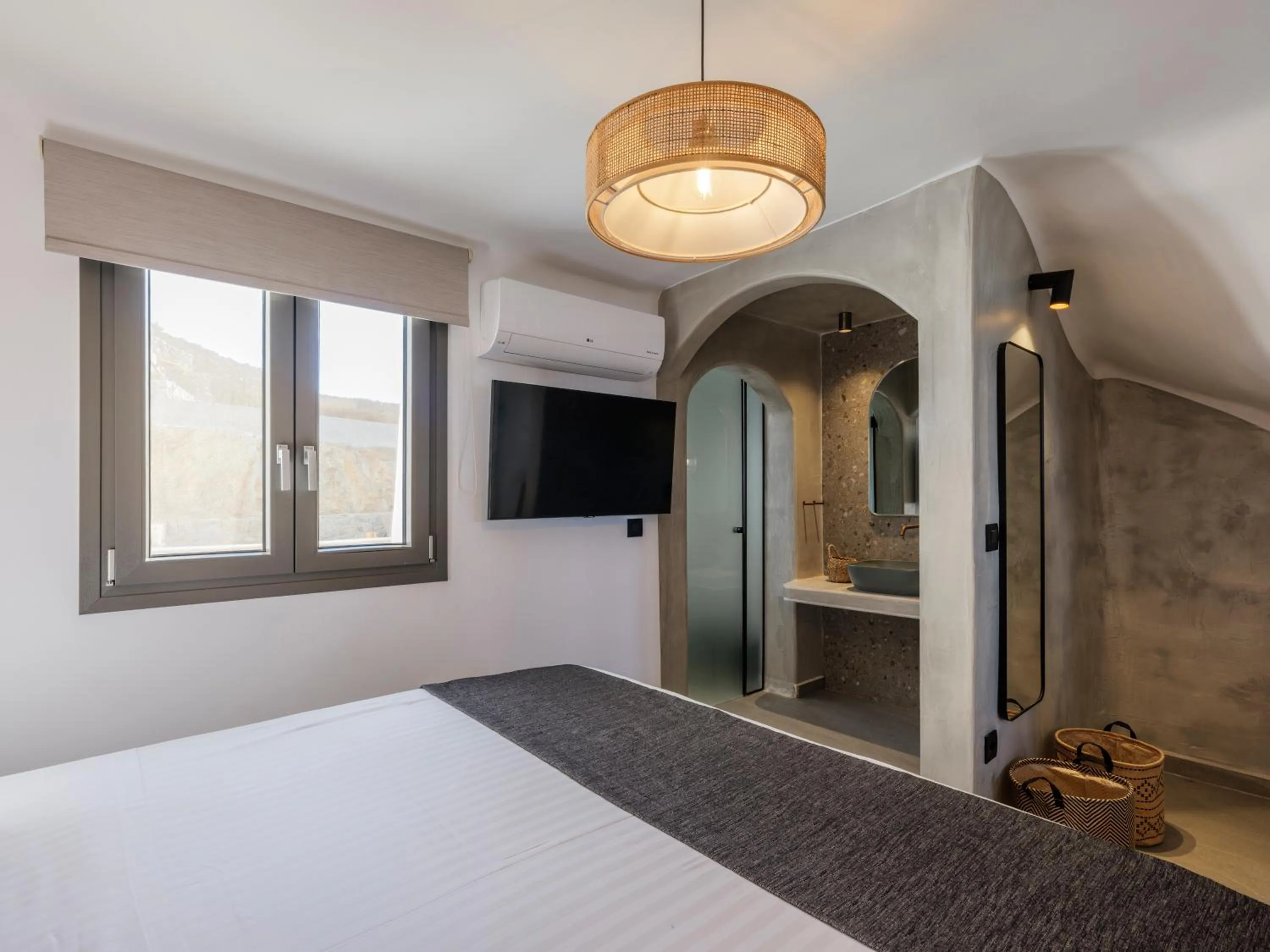 Toilet in Mykonos Residence Villas & Suites Merchia beach