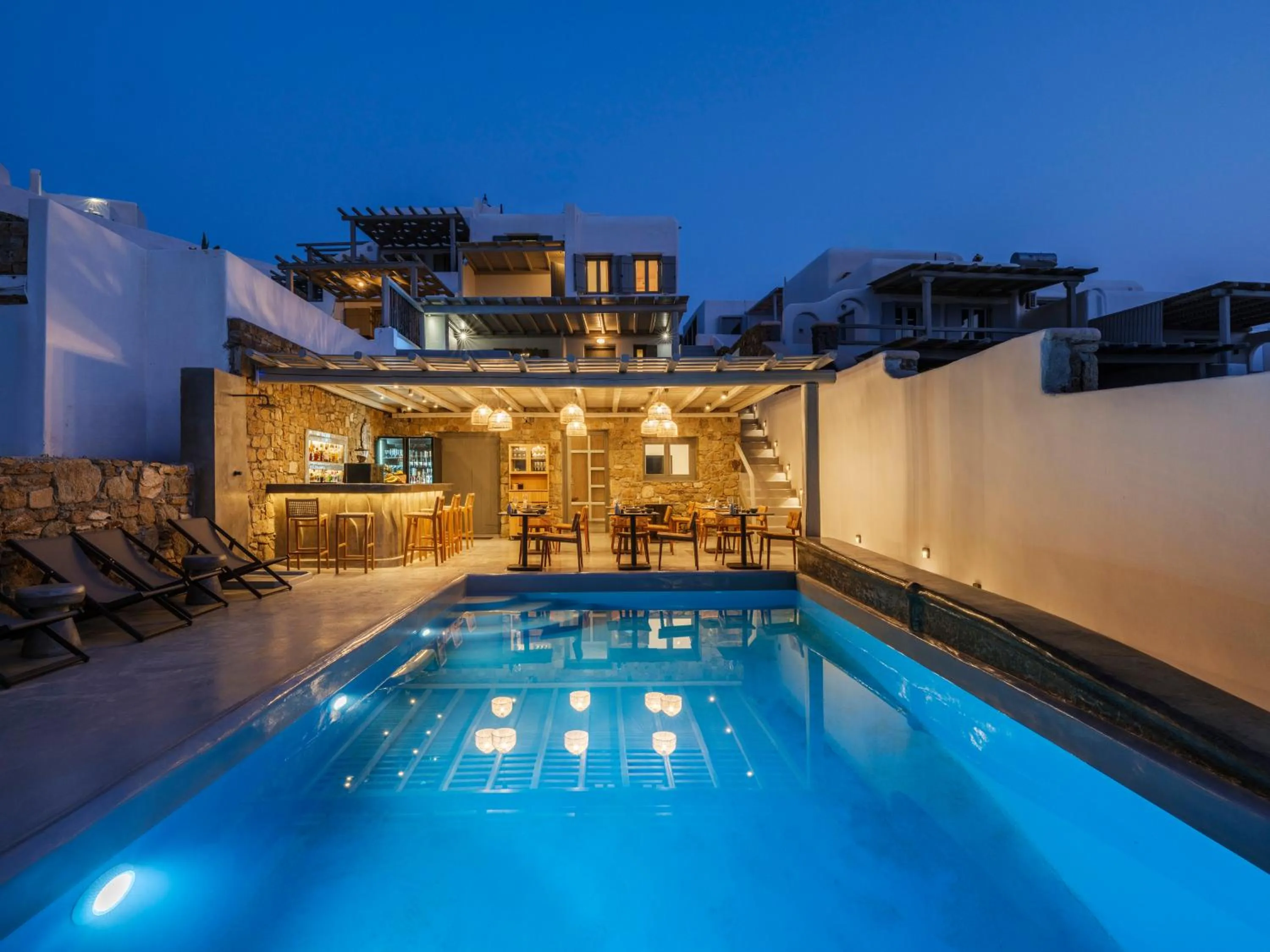 Property building in Mykonos Residence Villas & Suites Merchia beach