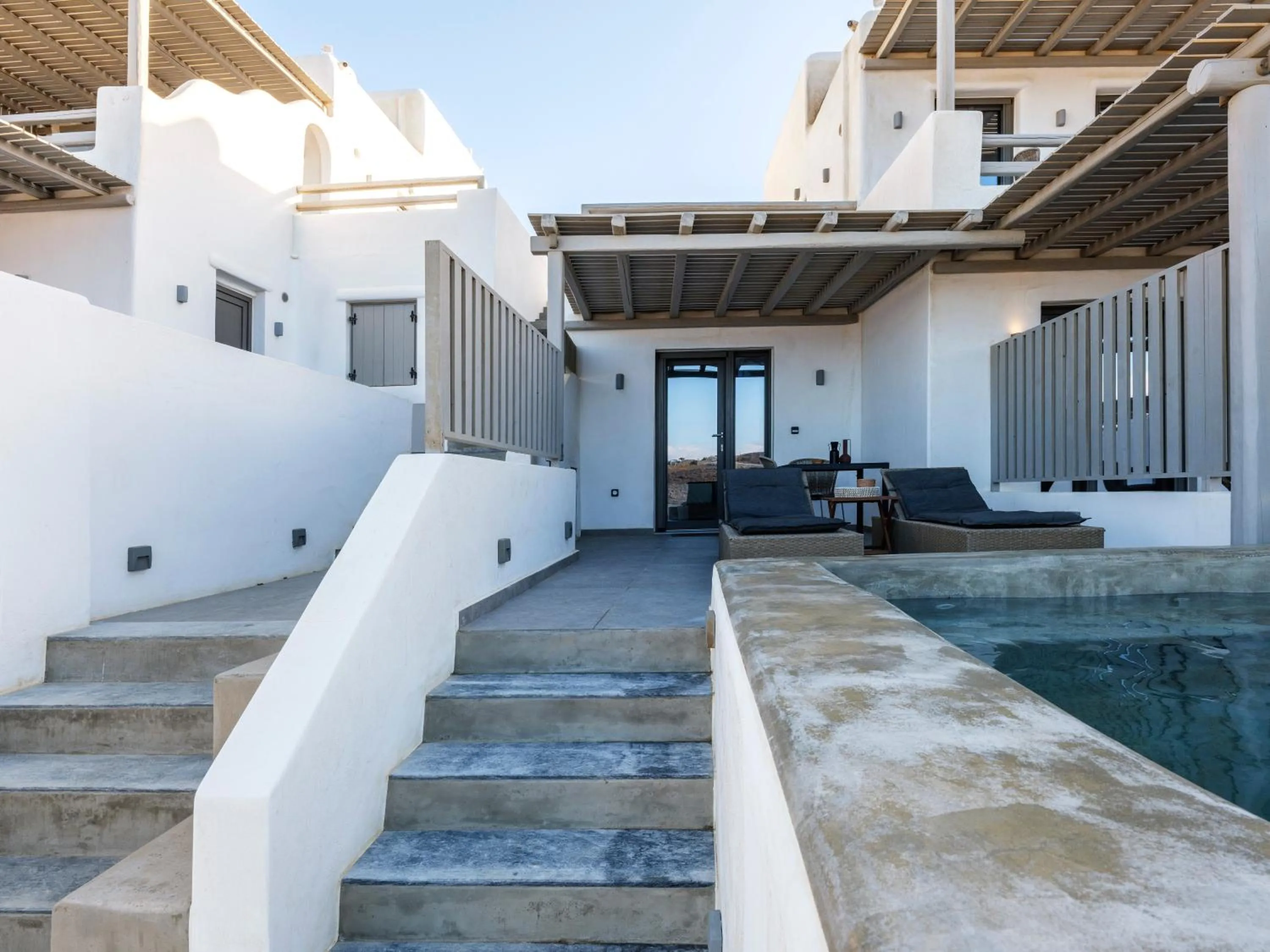 Property building in Mykonos Residence Villas & Suites Merchia beach