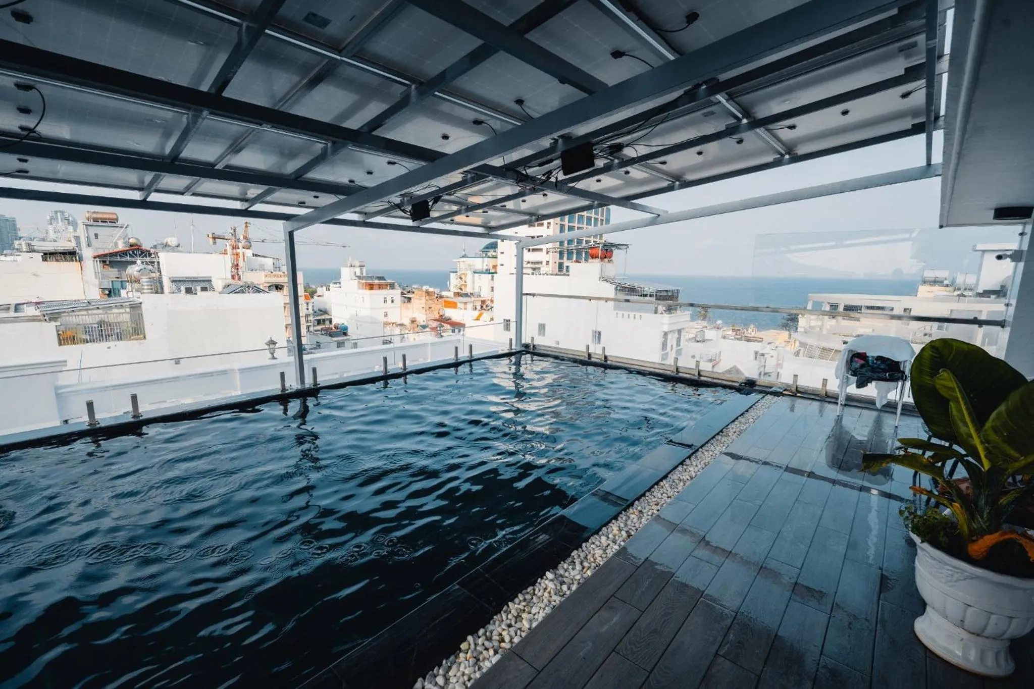 Swimming pool in Gia An Hotel