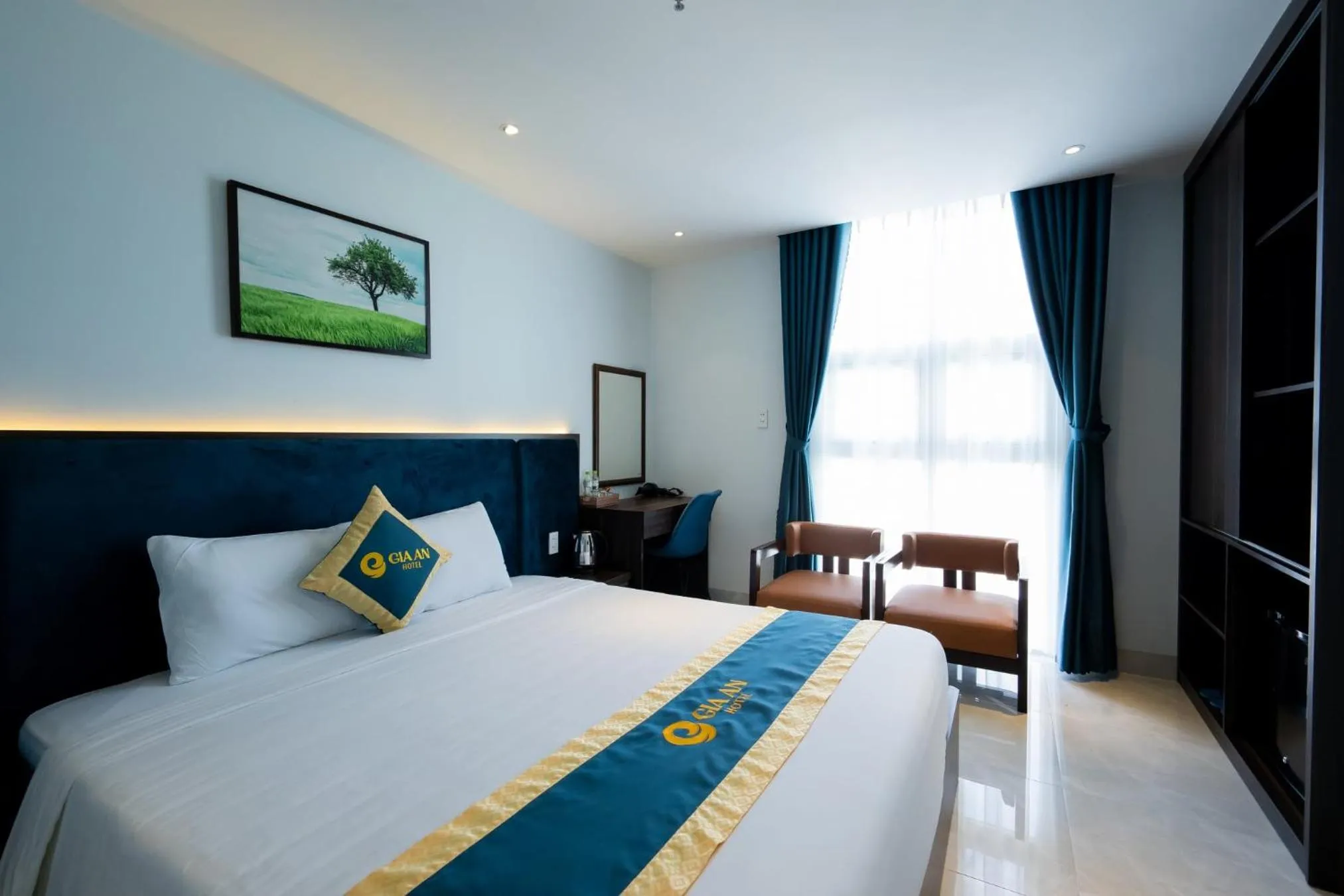 Bedroom, Bed in Gia An Hotel