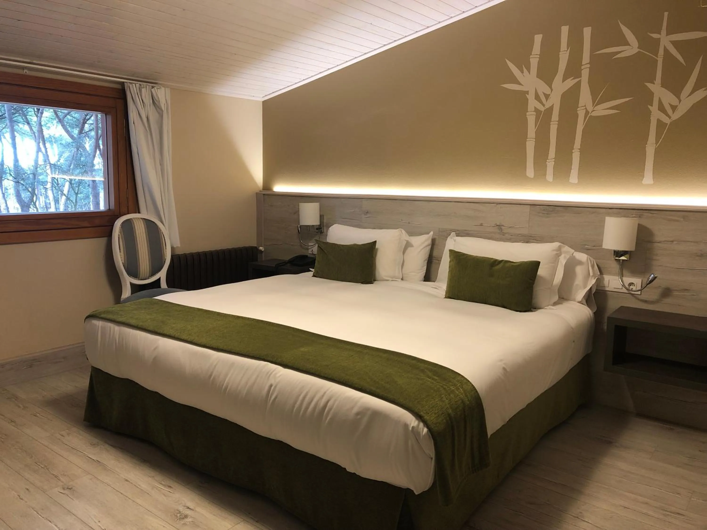 Bed in Hotel Restaurante El Montico