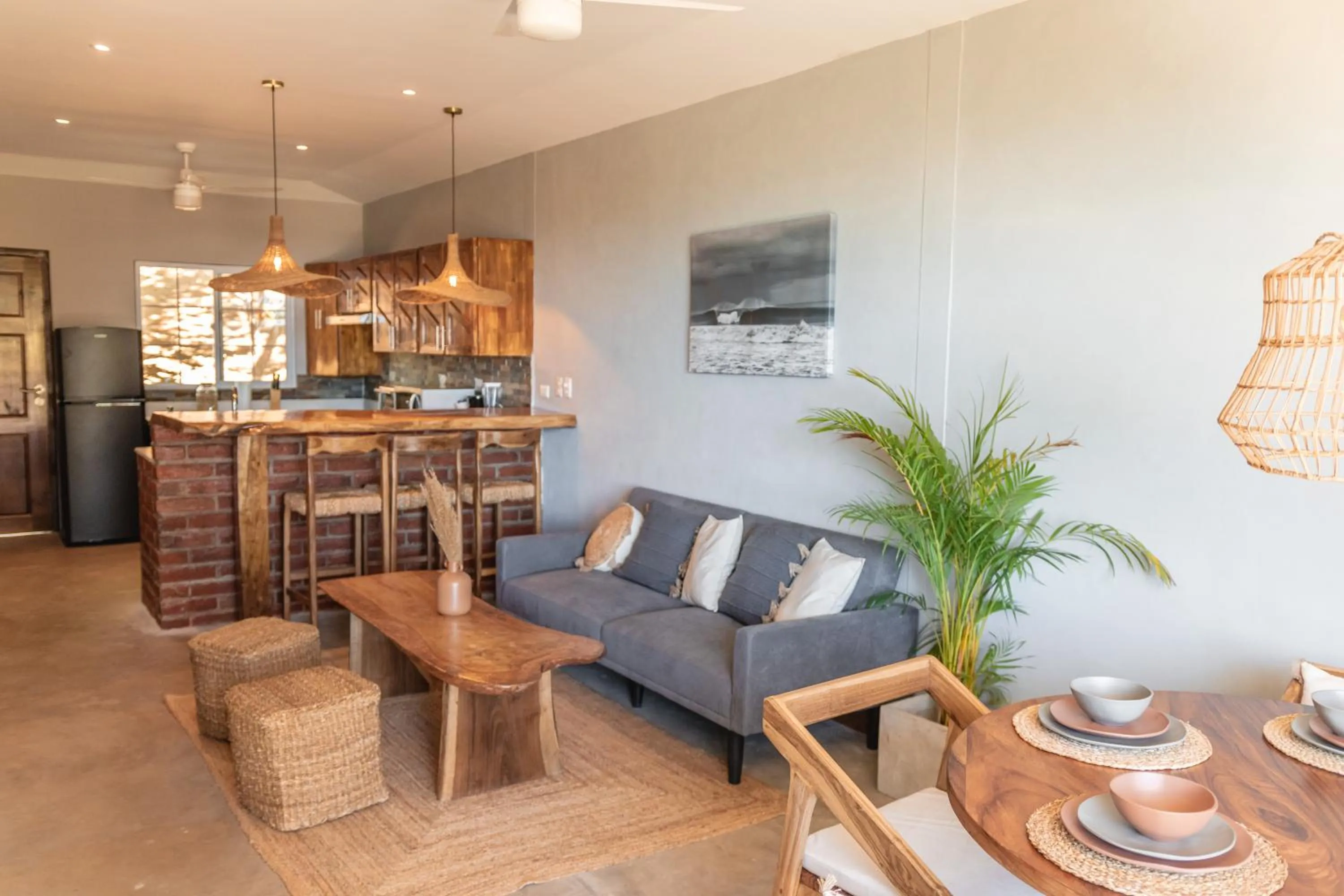 Living room in El Xalli Hotel