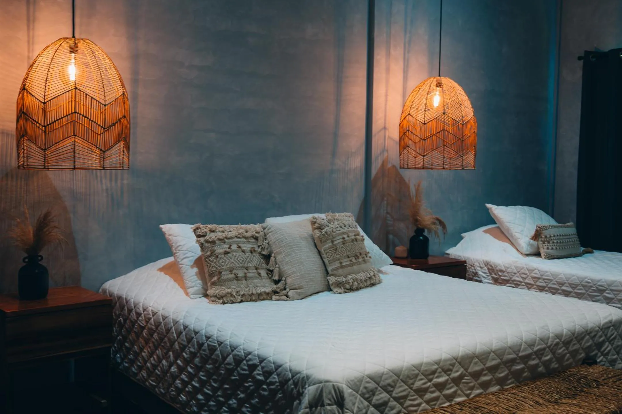 Bed in El Xalli Hotel