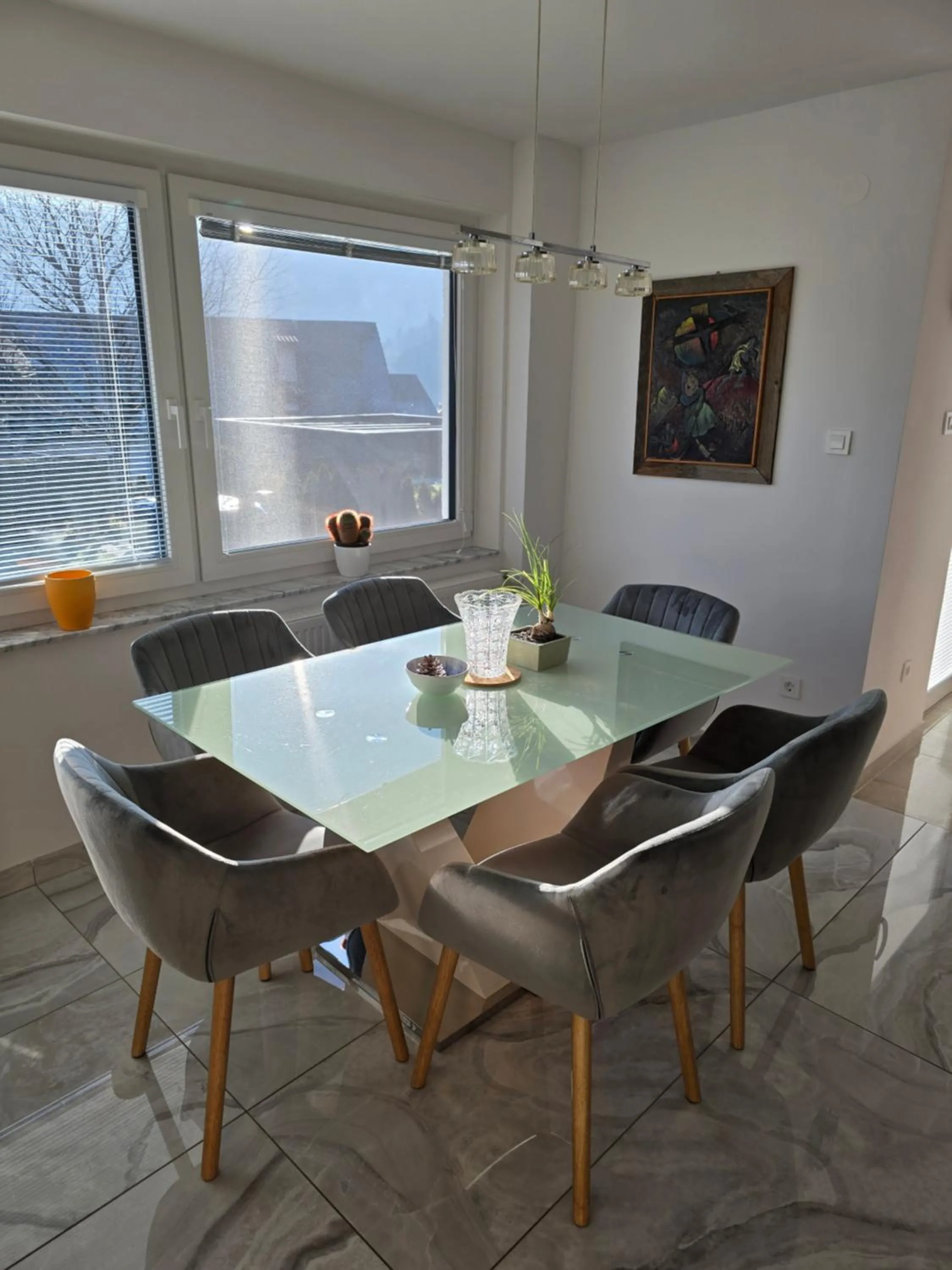 Dining area in Apartments Boldin