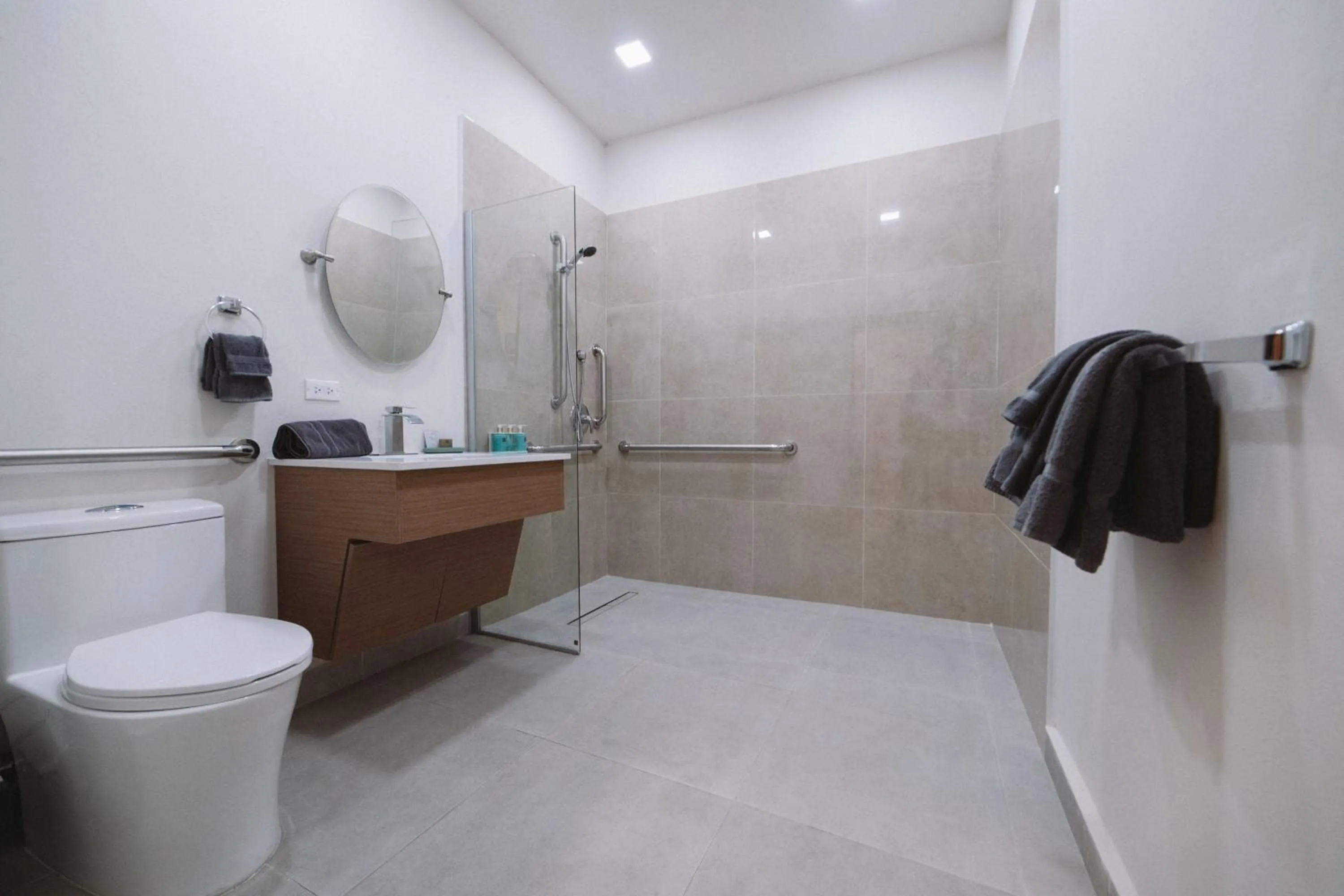 Shower in The Looking Glass Hotel