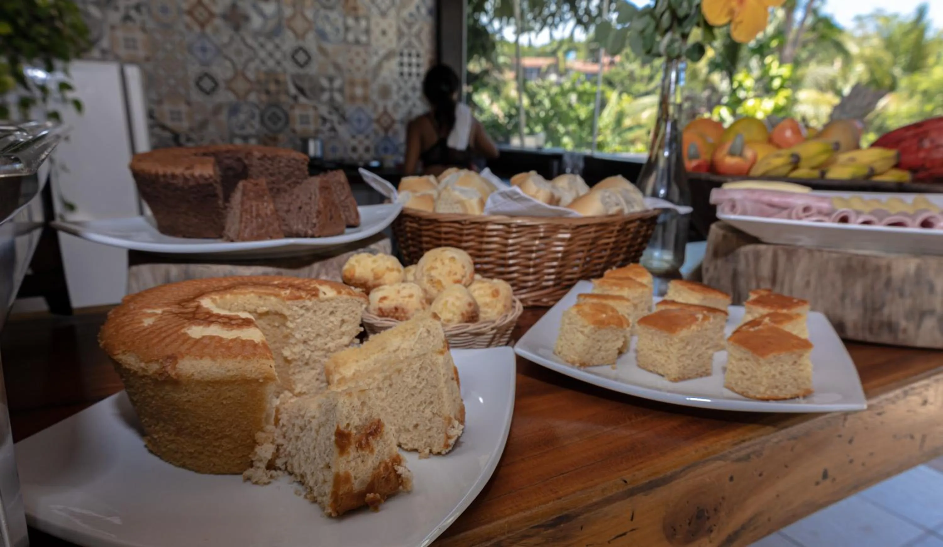 Breakfast in Pousada Recanto dos Pássaros - Arraial d'Ajuda