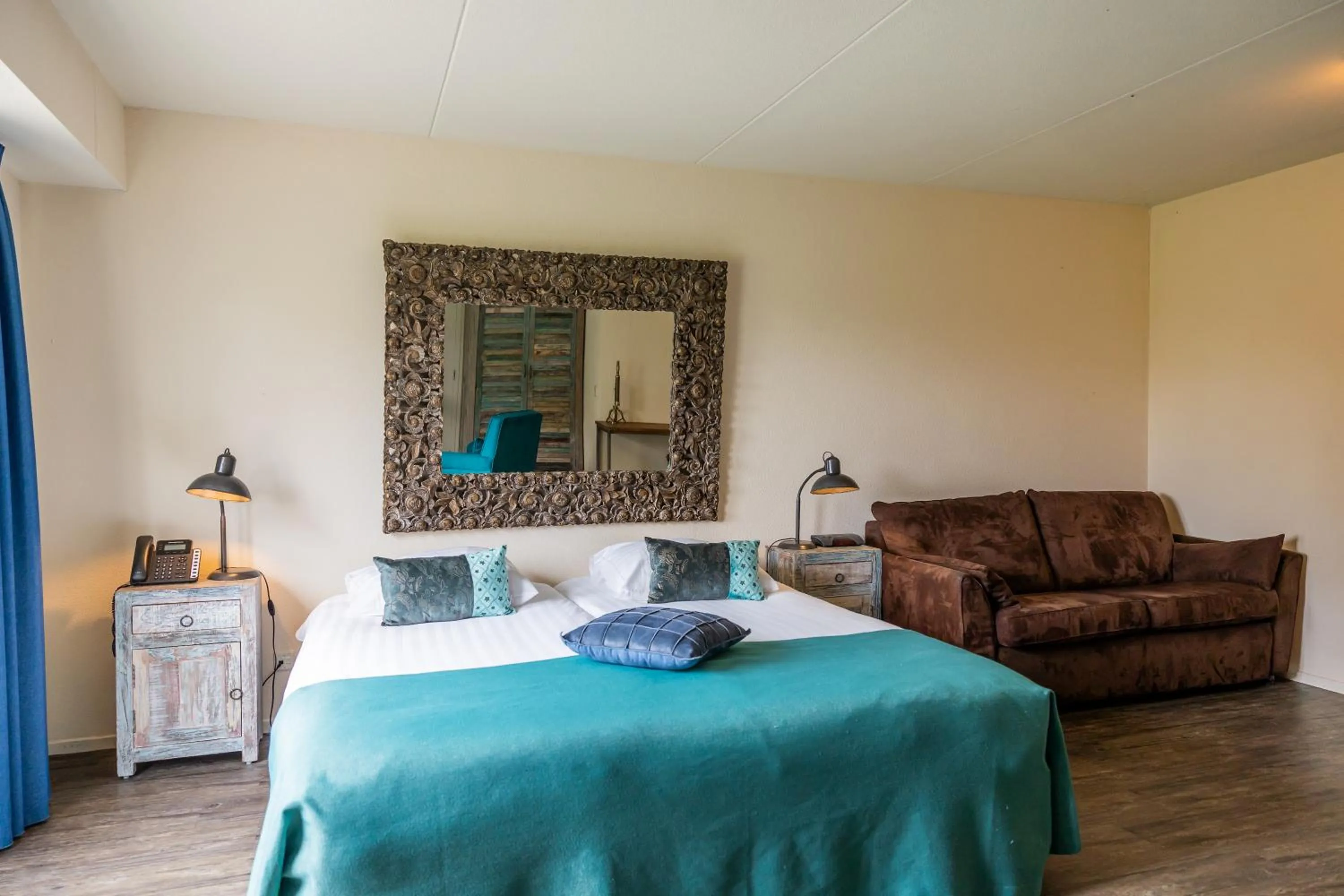 Bed in Hotel De Walvisvaarder