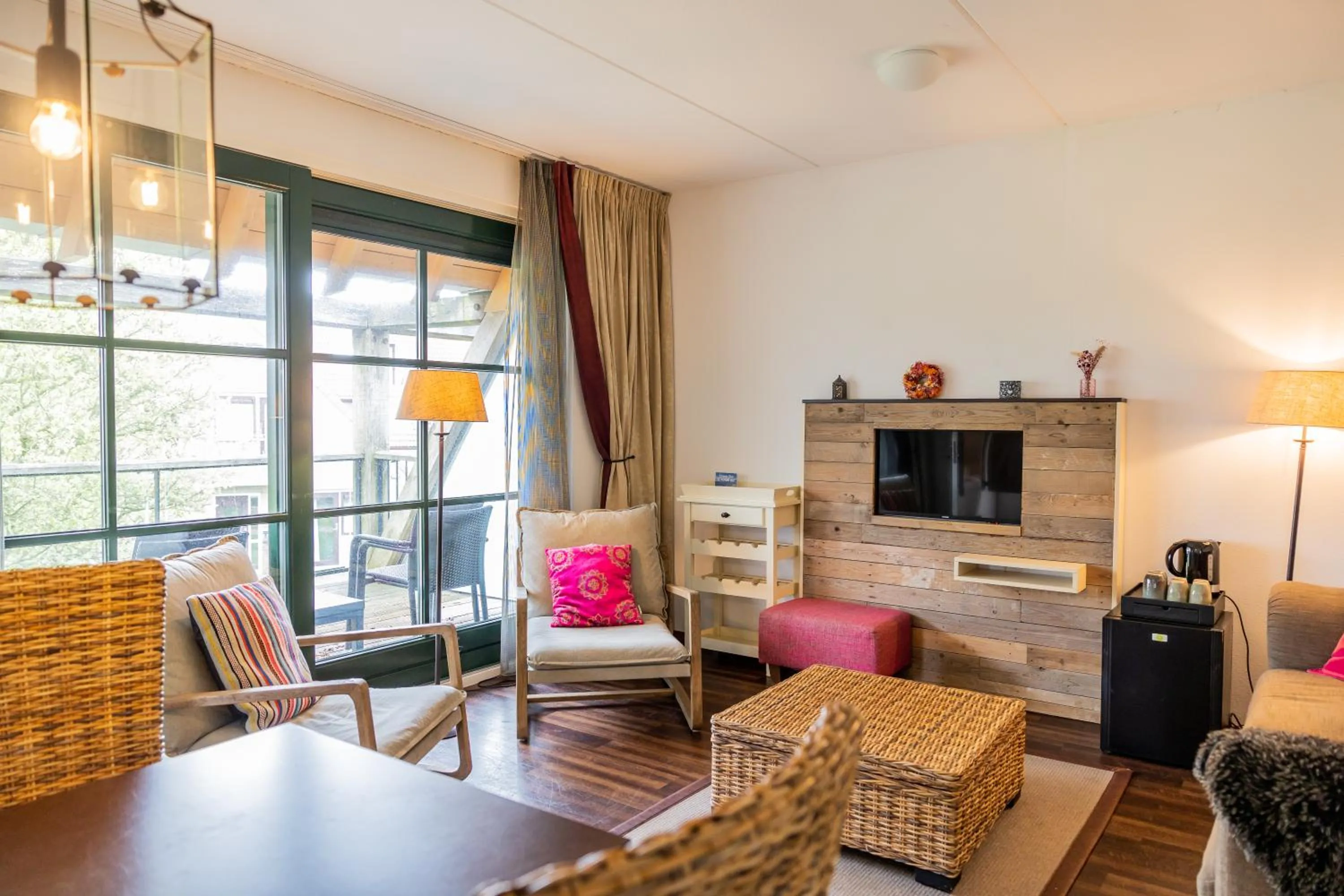 Living room in Hotel De Walvisvaarder