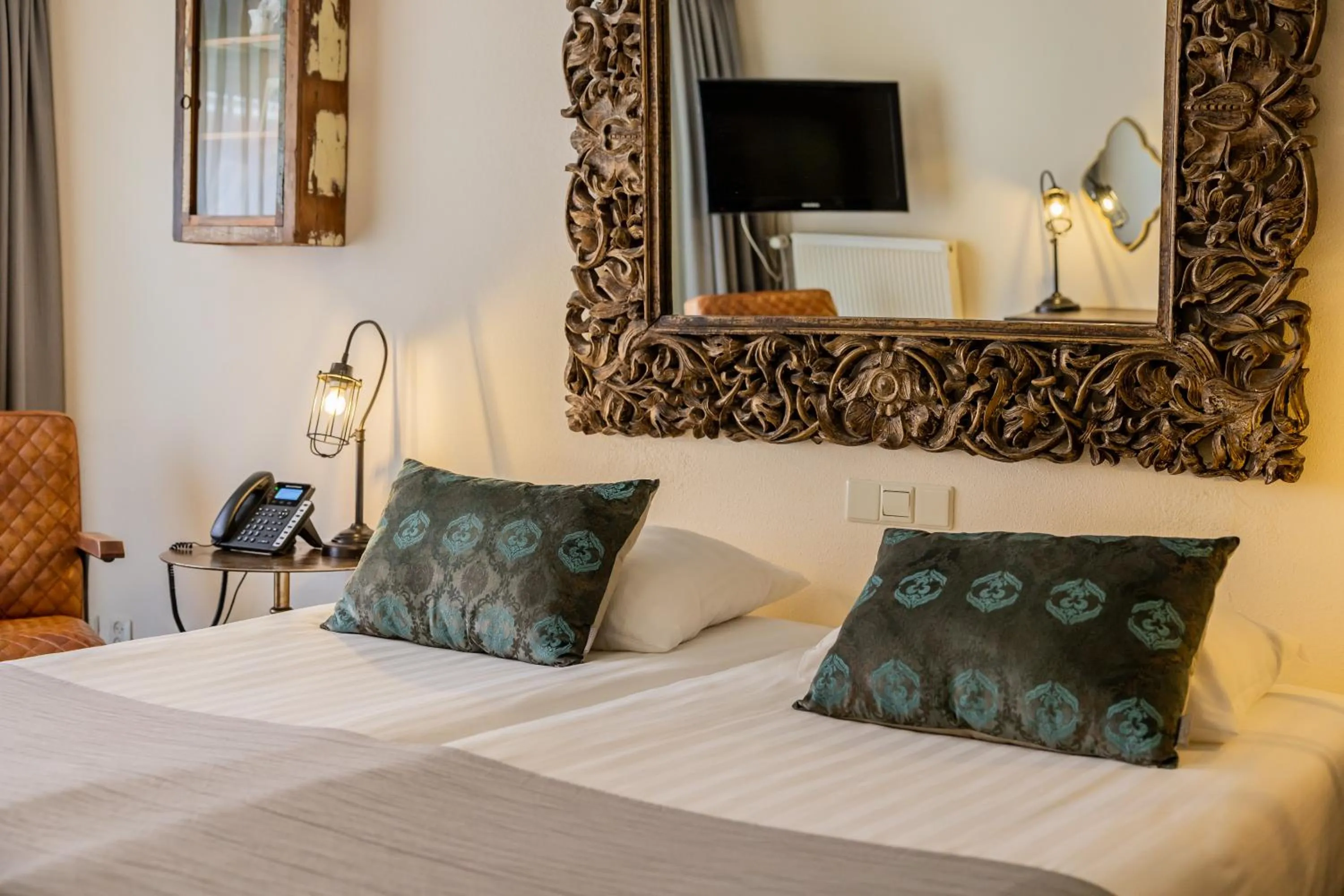 Bed in Hotel De Walvisvaarder