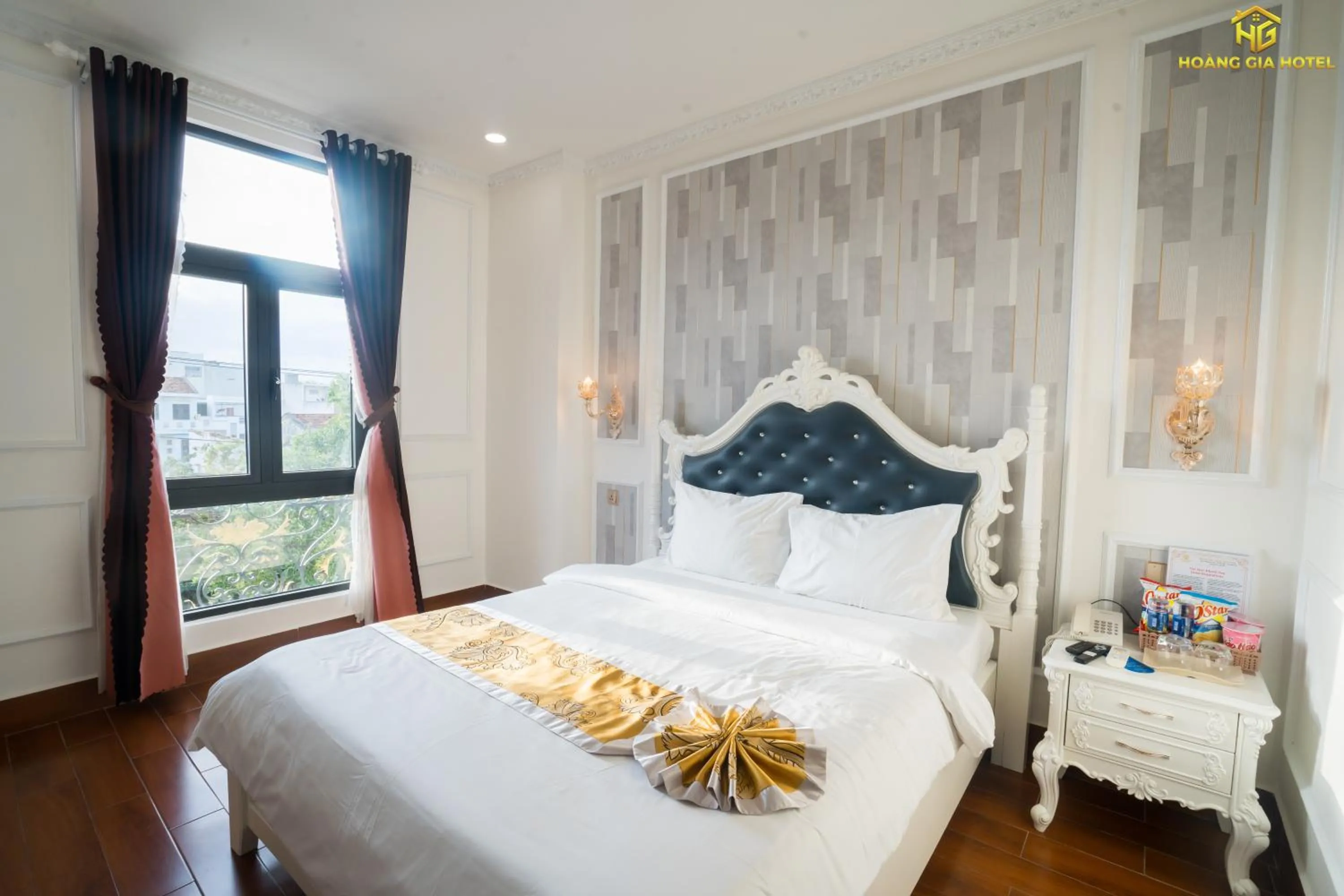 Bed in Hoàng Gia Hotel Tuy Hoà