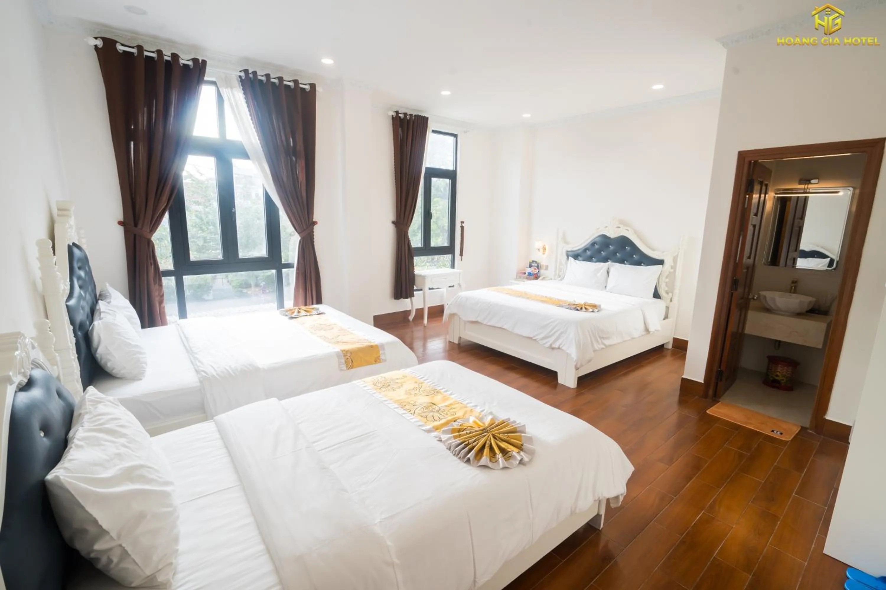 Bed in Hoàng Gia Hotel Tuy Hoà