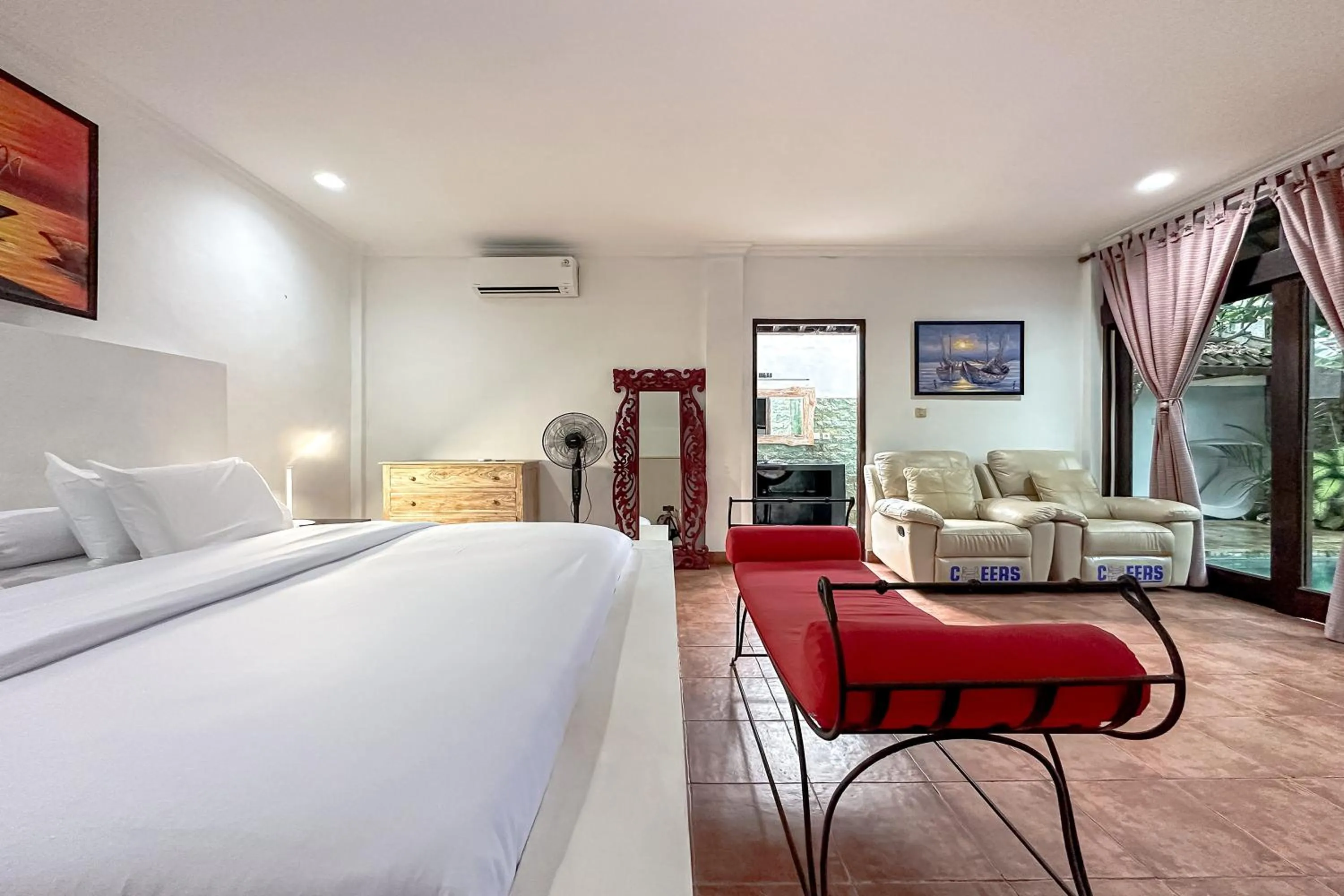 Bedroom, Bed in Villa Rocko