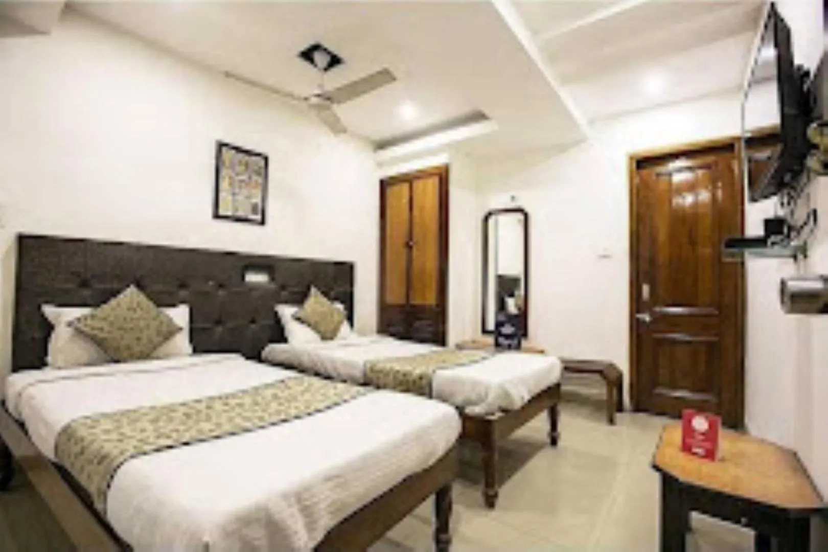 Bed in Hotel Pathik Bhopal , Madhya Pradesh