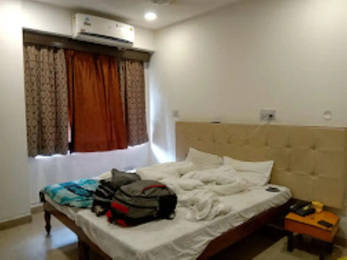 Bed in Hotel Pathik Bhopal , Madhya Pradesh