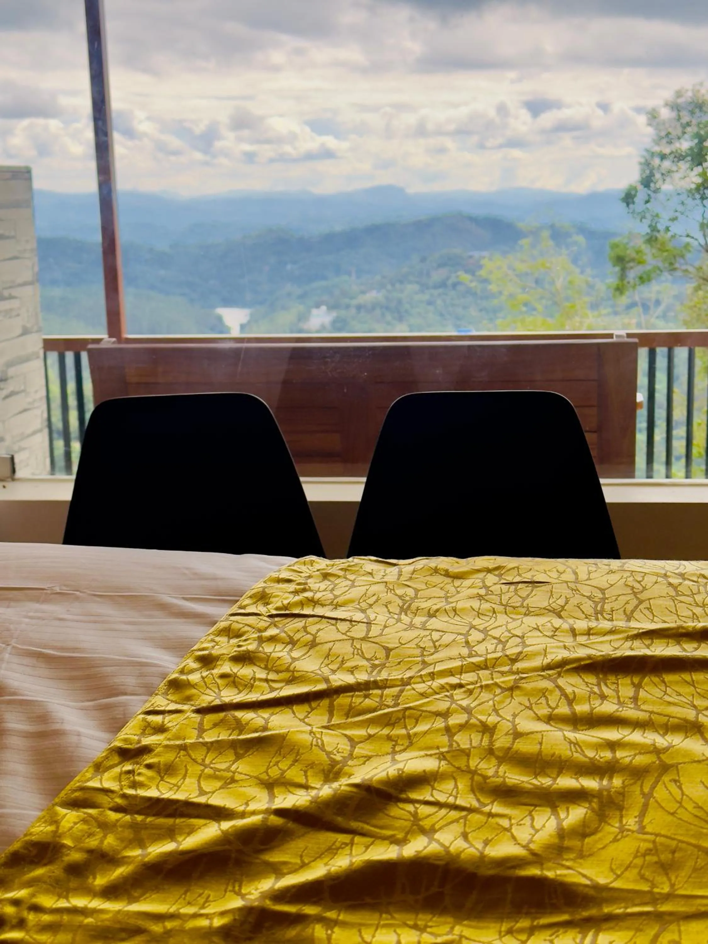 Mountain view, Bed in Misty Wonders