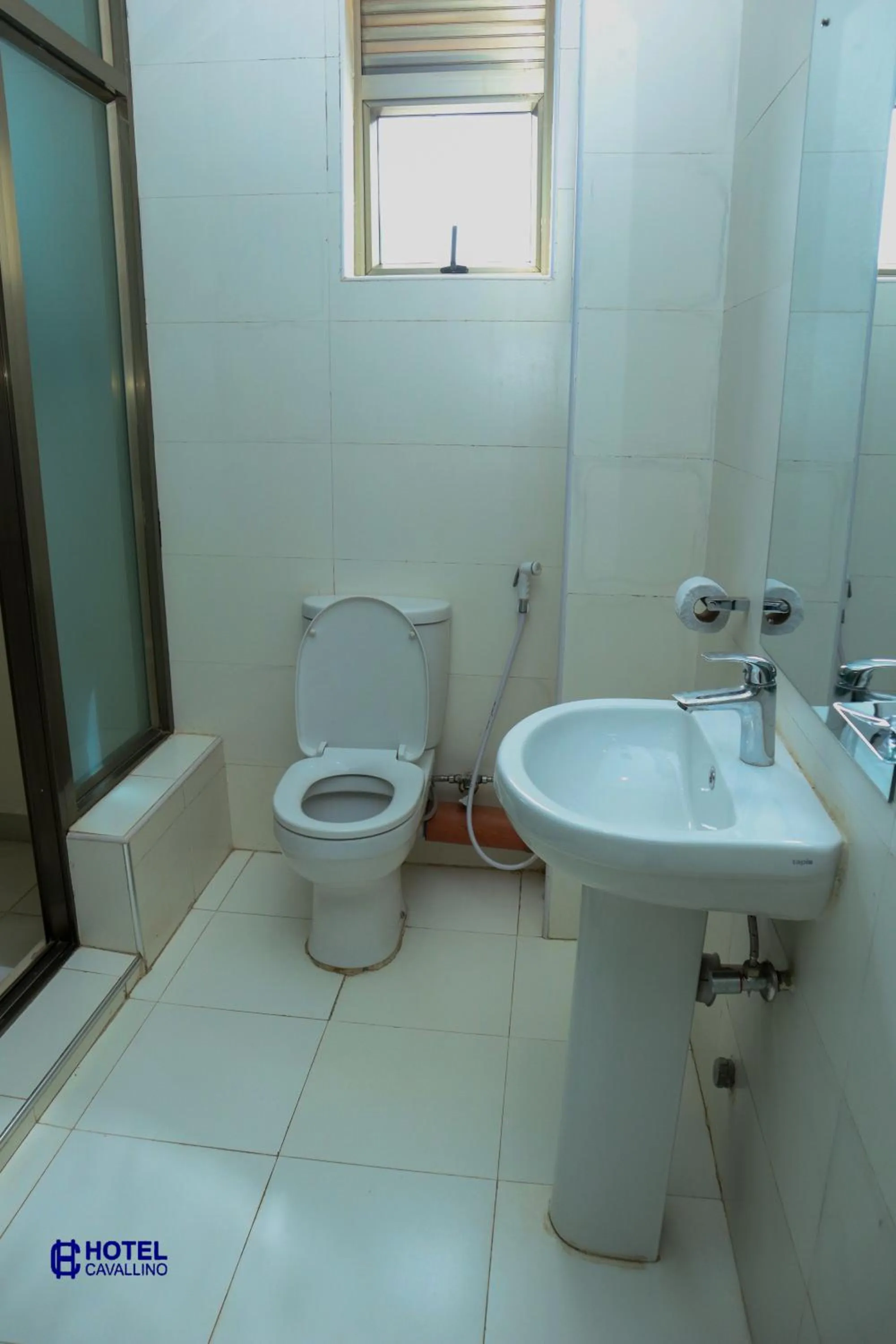 Toilet in Hotel Cavallino