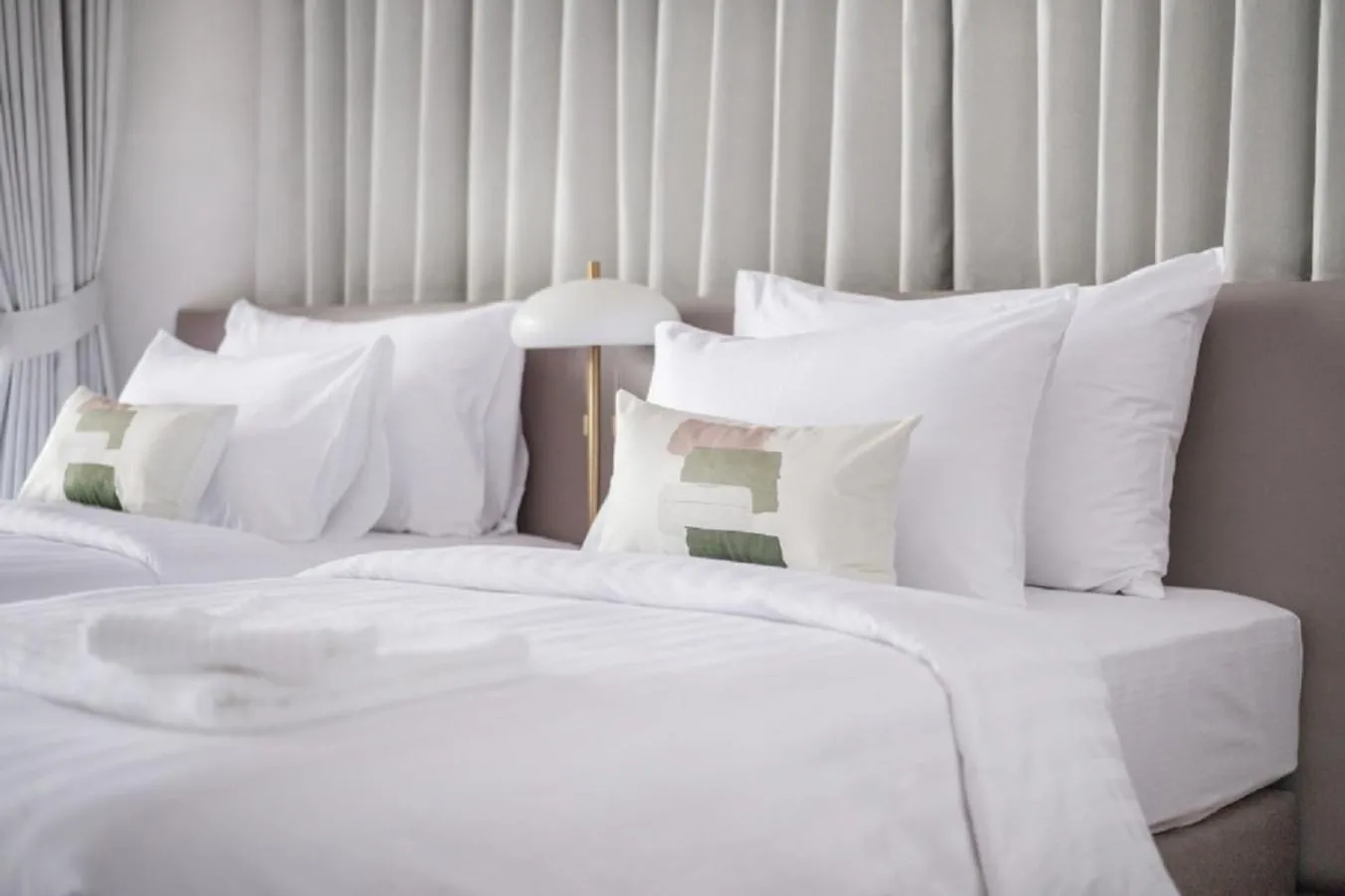 Bed in Unplugged at Bangrak Design Hostel