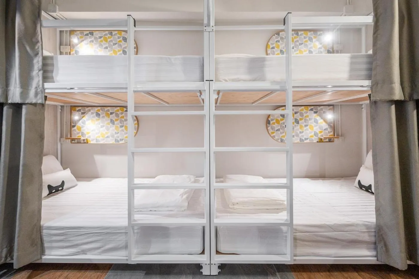 Bed in Unplugged at Bangrak Design Hostel