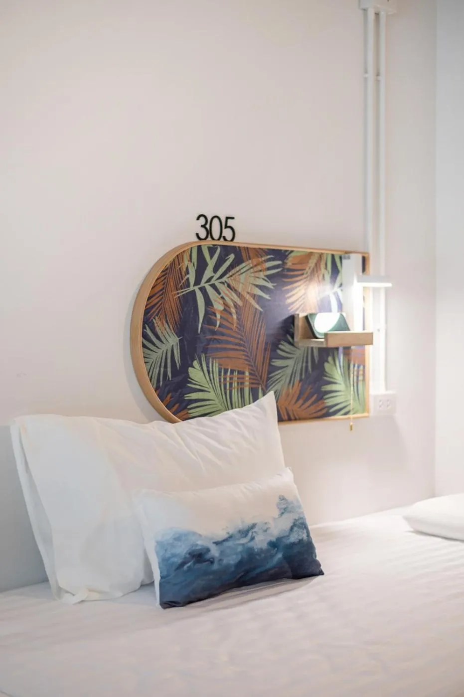 Bed in Unplugged at Bangrak Design Hostel