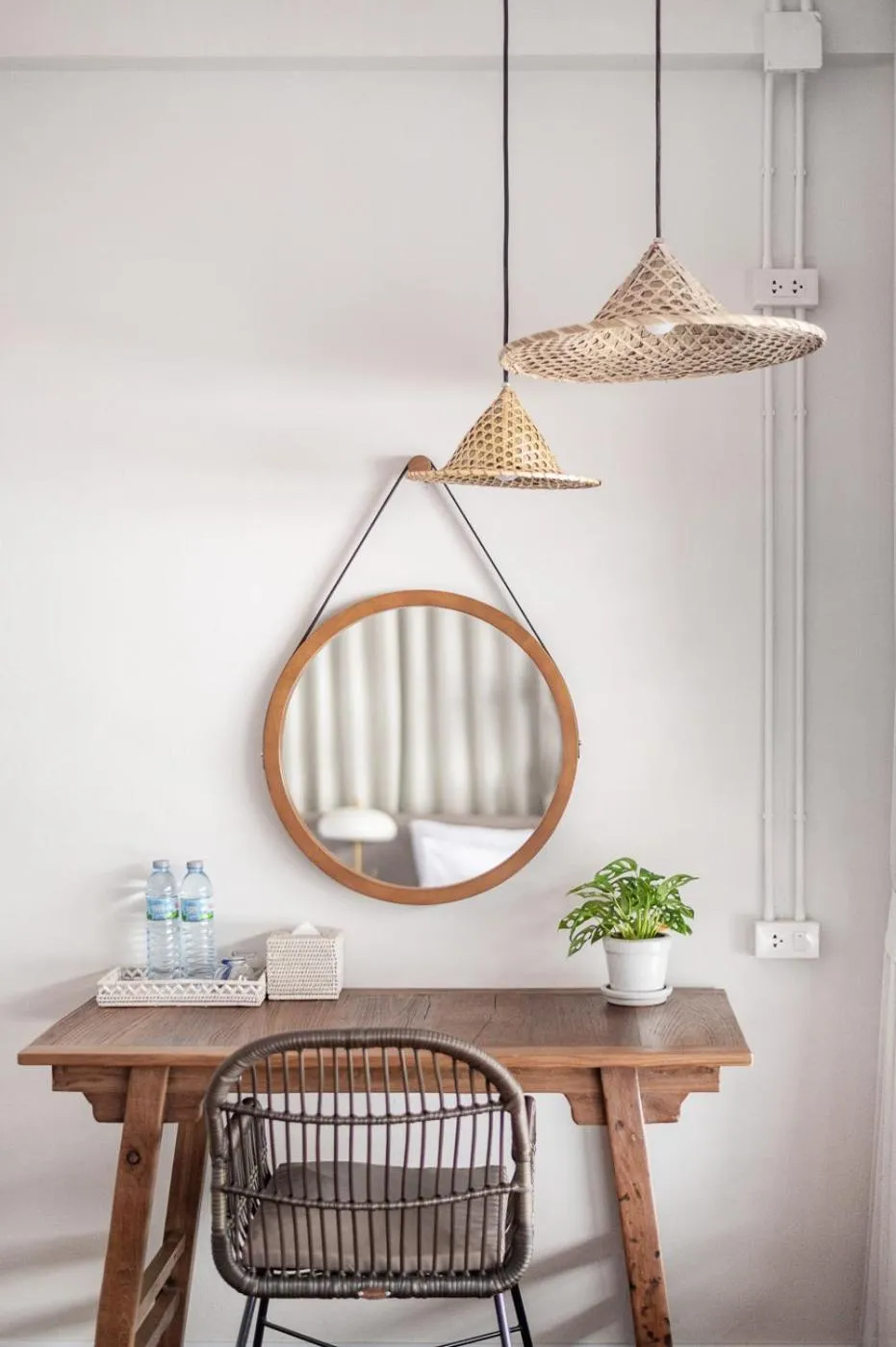 Decorative detail in Unplugged at Bangrak Design Hostel