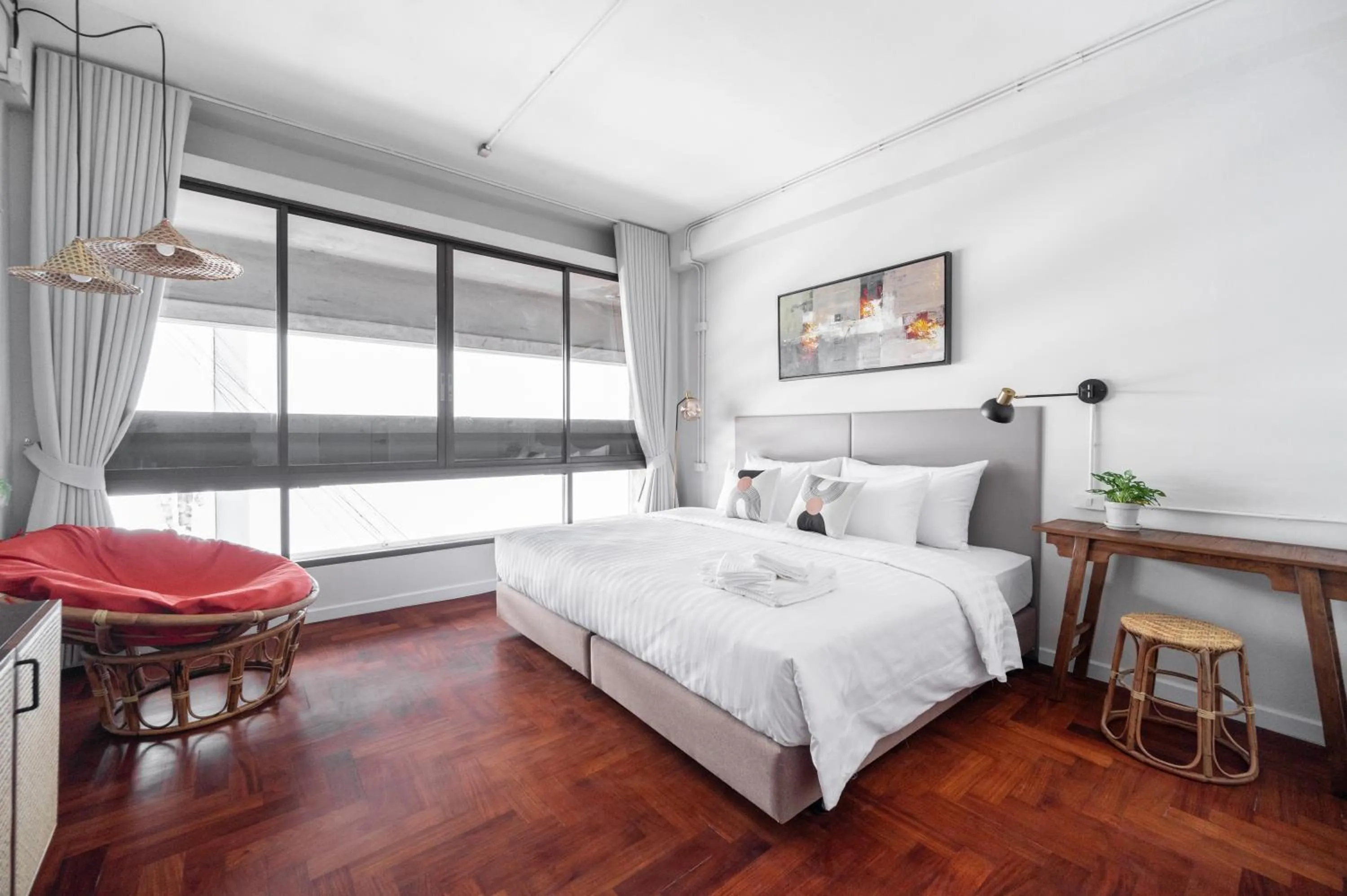 Bed in Unplugged at Bangrak Design Hostel