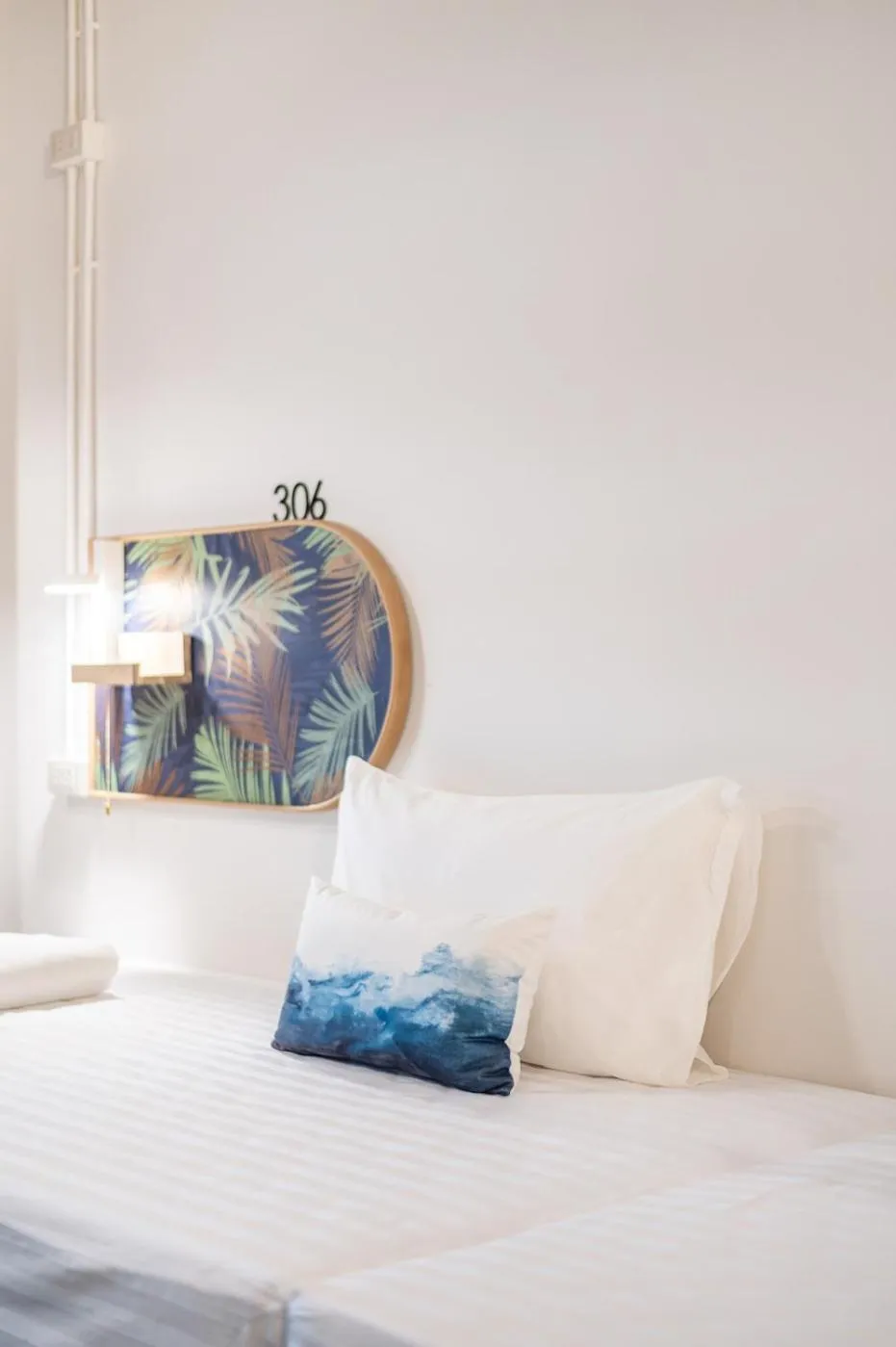 Bed in Unplugged at Bangrak Design Hostel