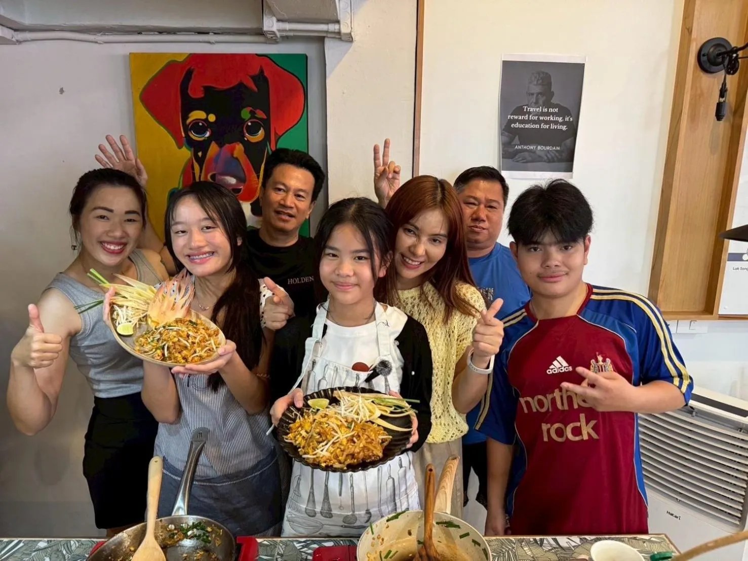 People in Unplugged at Bangrak Design Hostel