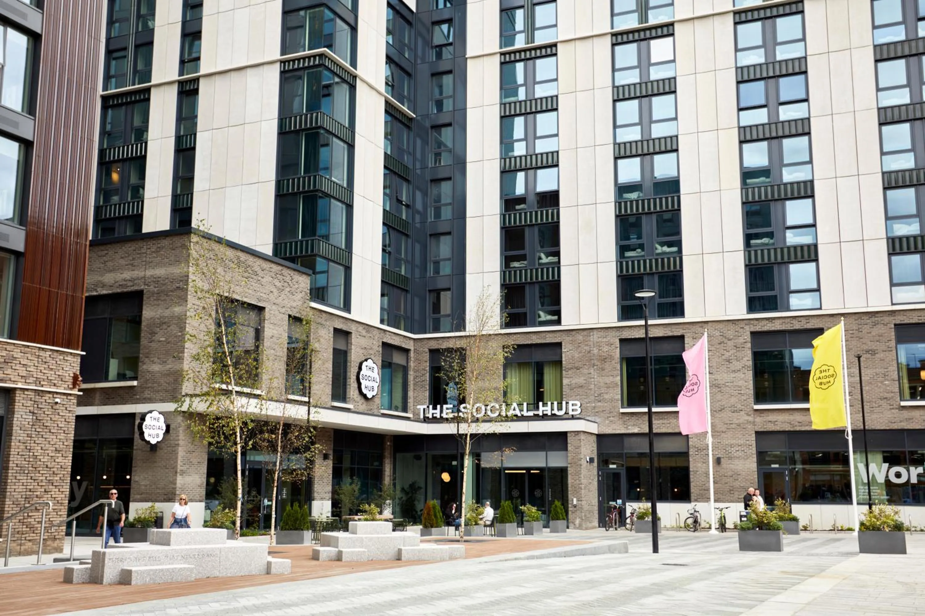 Property building in The Social Hub Glasgow