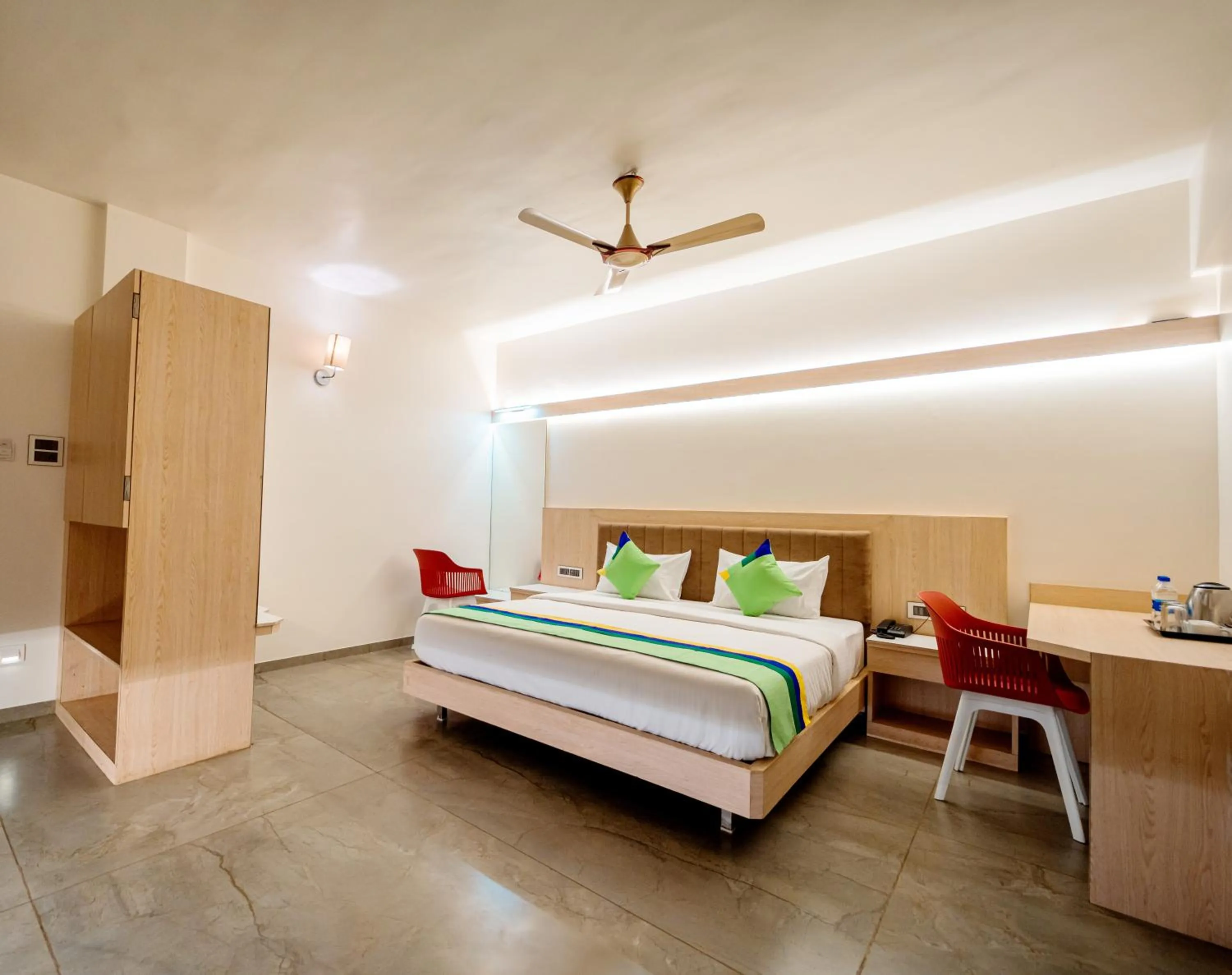 Bedroom, Bed in Treebo Sai Rekha Inn