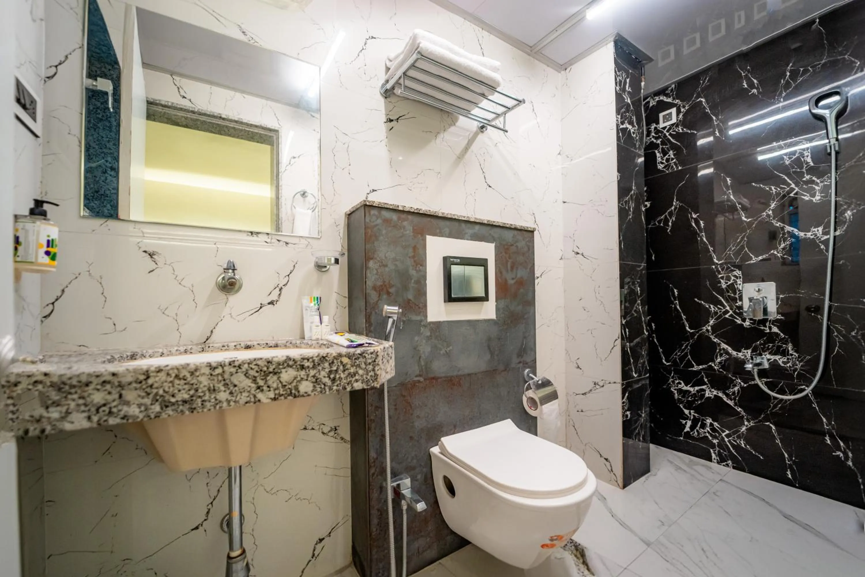 Bathroom in Treebo Sai Rekha Inn