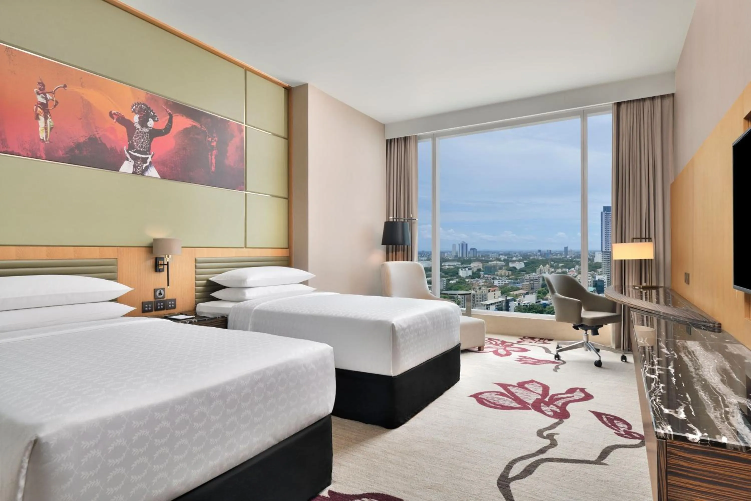 Photo of the whole room, Bed in Sheraton Colombo Hotel