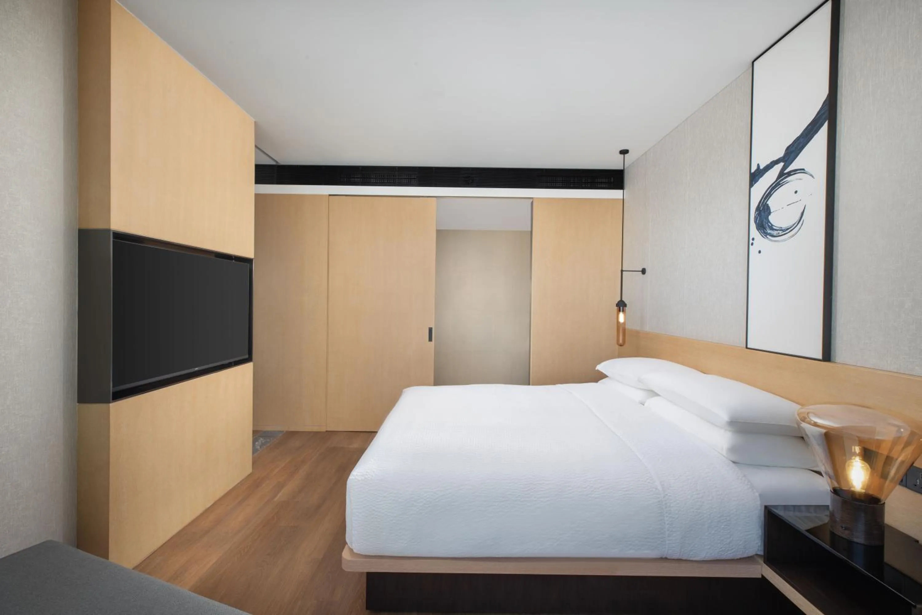 Bed in Fairfield by Marriott Shanghai Lingang Special Area