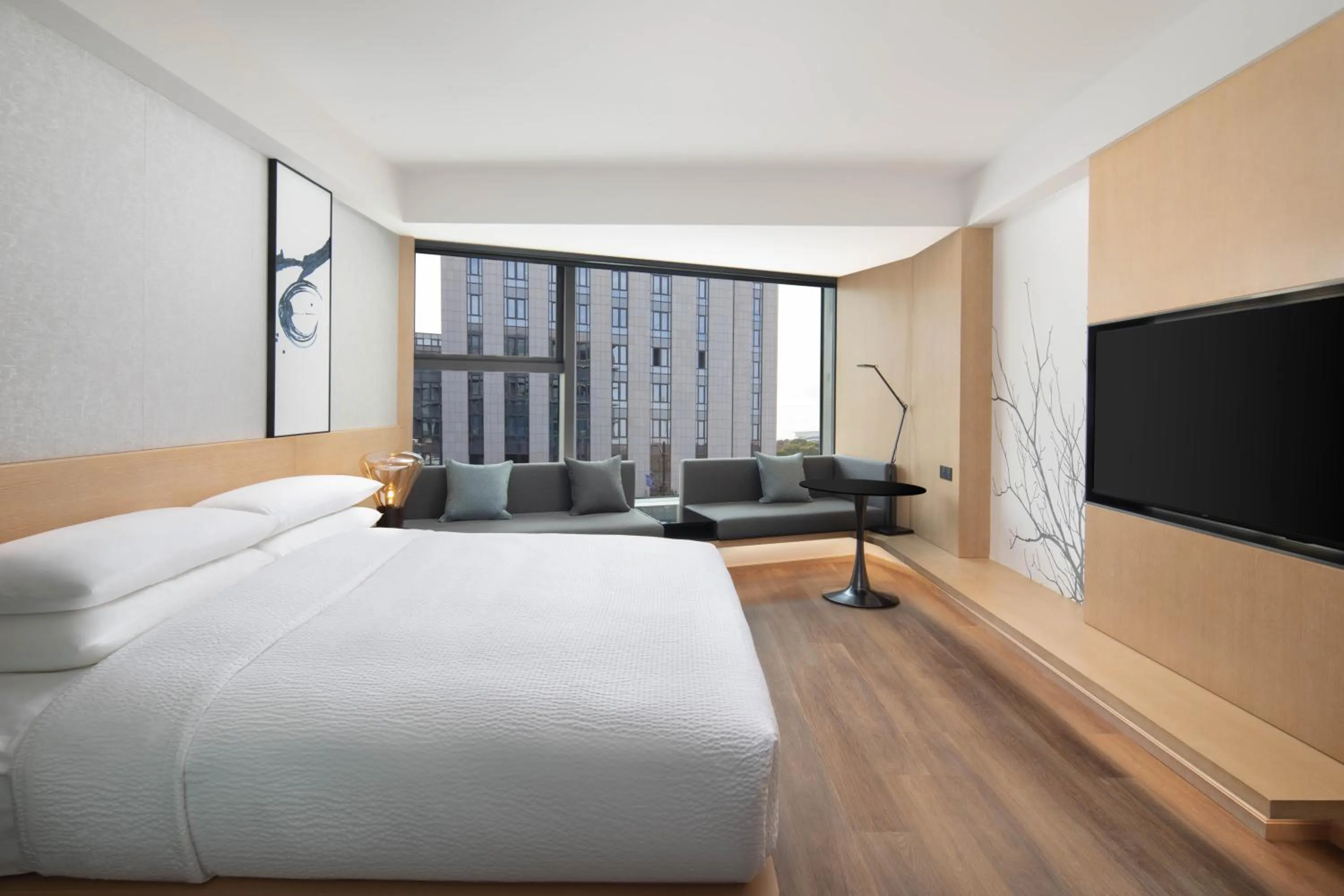 Photo of the whole room, Bed in Fairfield by Marriott Shanghai Lingang Special Area