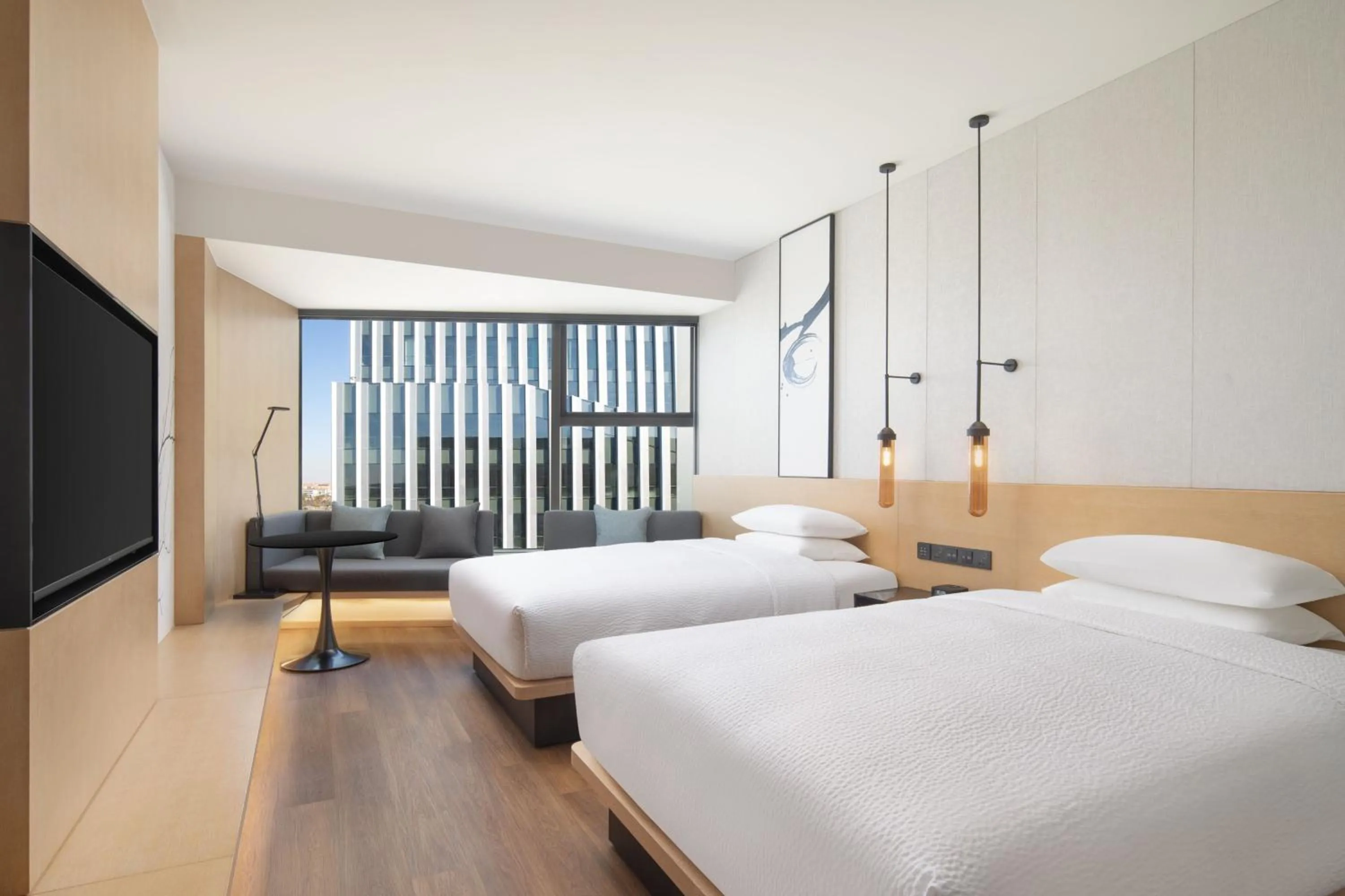 Photo of the whole room, Bed in Fairfield by Marriott Shanghai Lingang Special Area