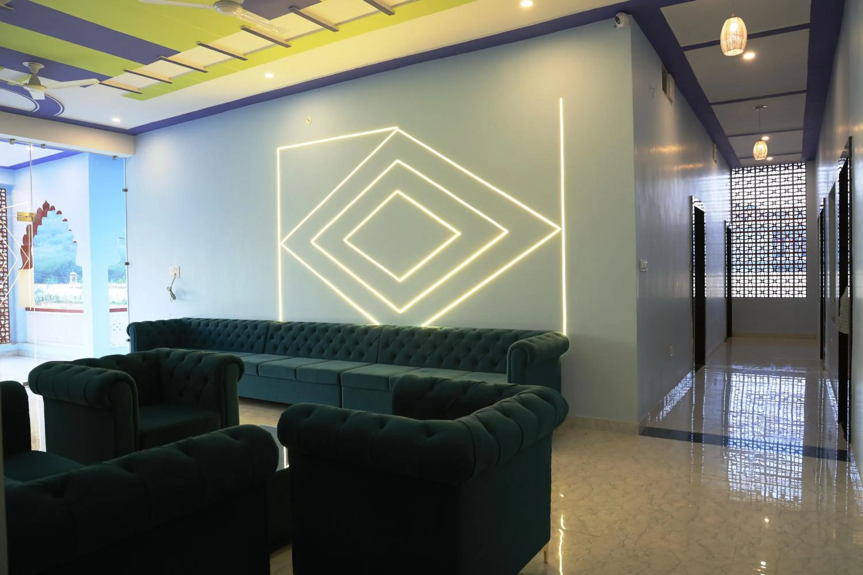 Lobby or reception in Savitri Valley Resort A Luxury Resort