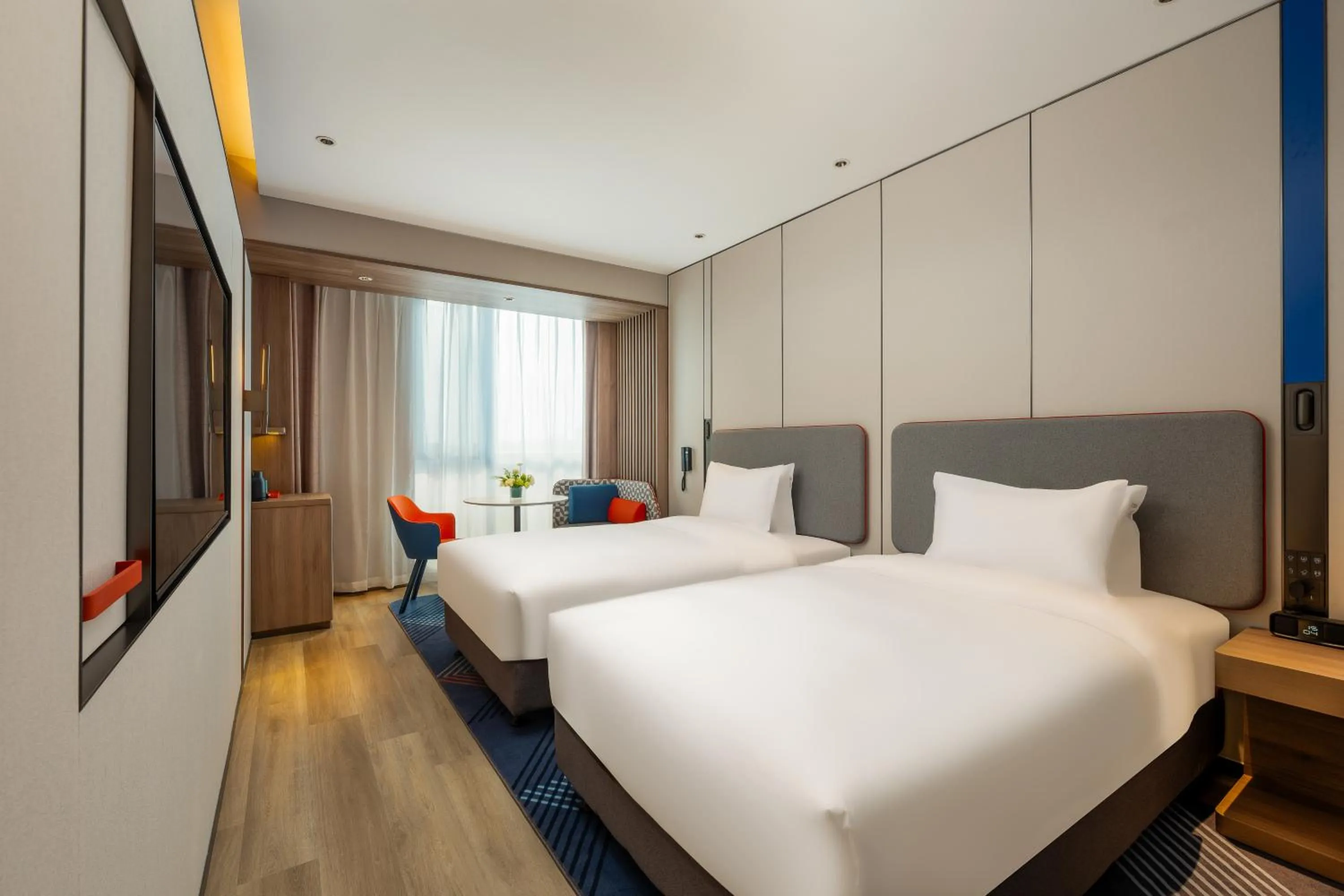 Bed in Holiday Inn Express Hefei FTZ by IHG