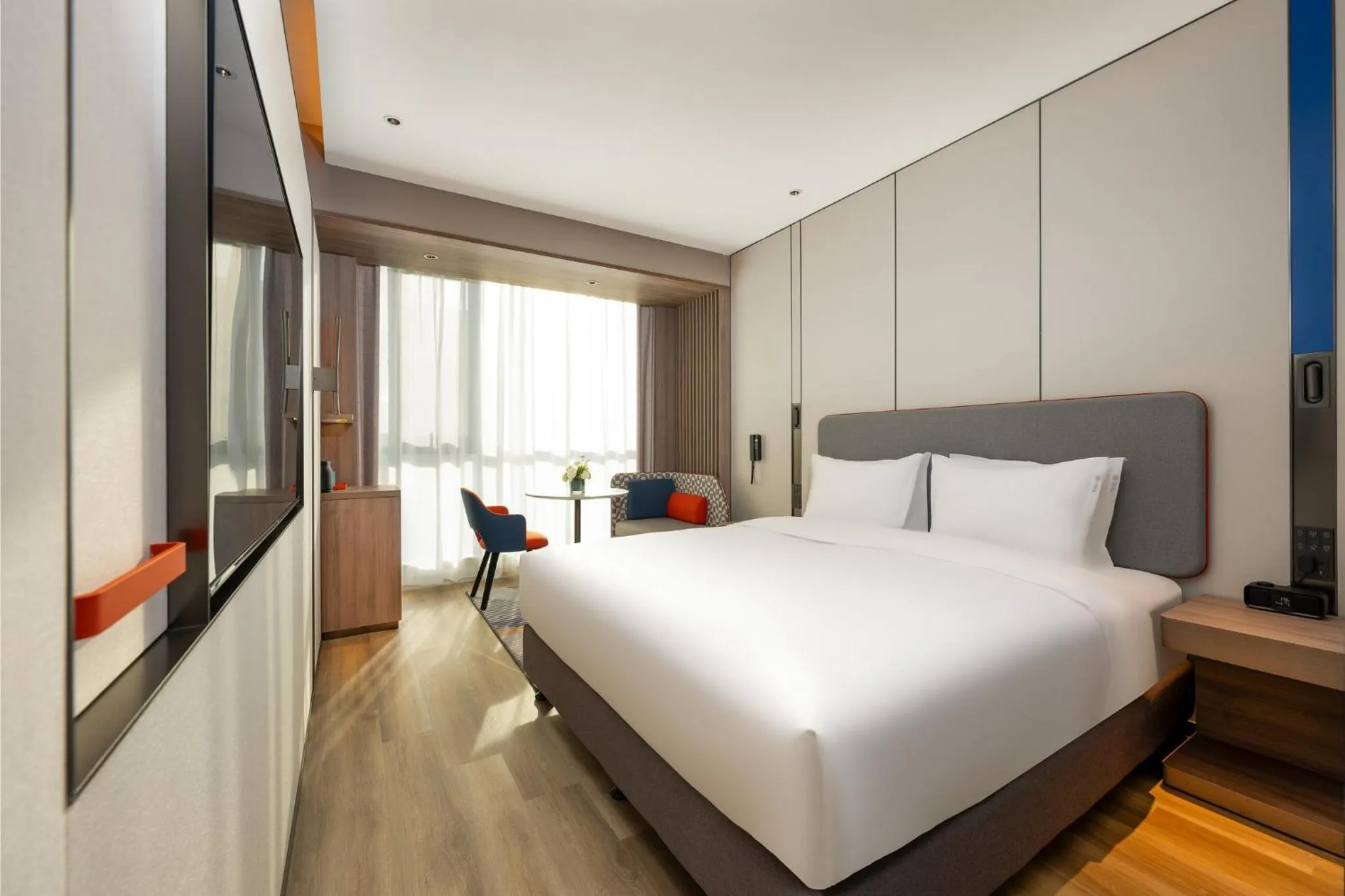 Photo of the whole room, Bed in Holiday Inn Express Hefei FTZ by IHG
