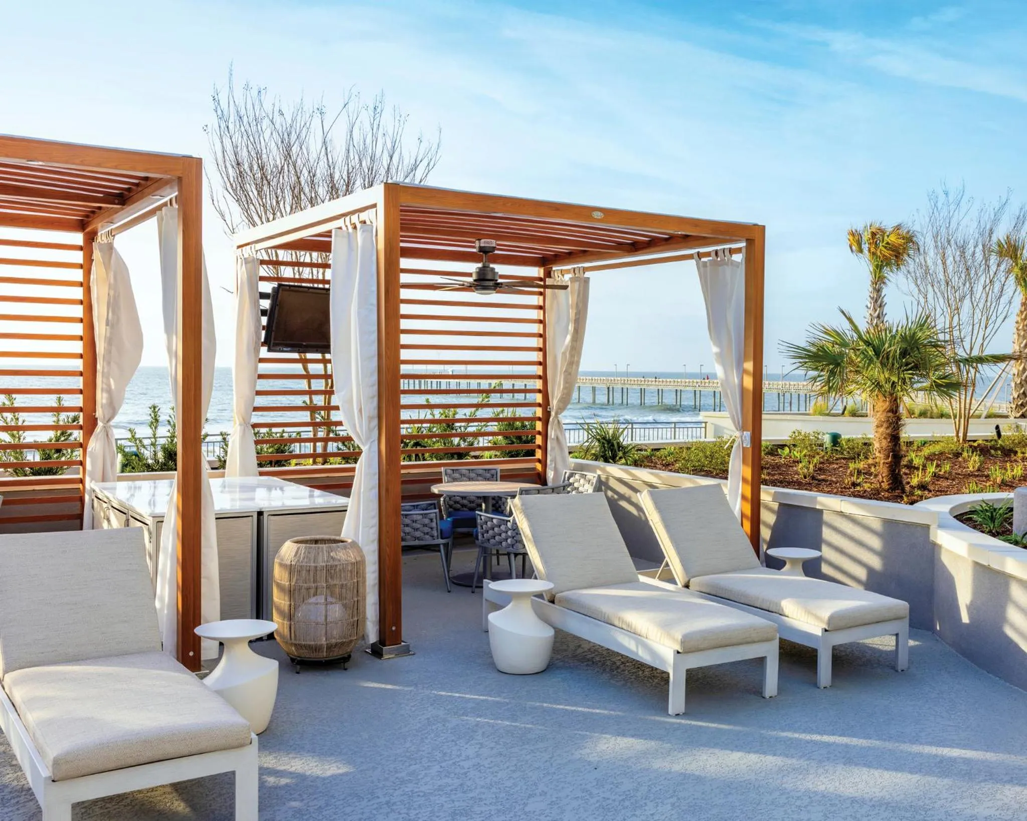 sunbed in Holiday Inn Club Vacations Myrtle Beach Oceanfront