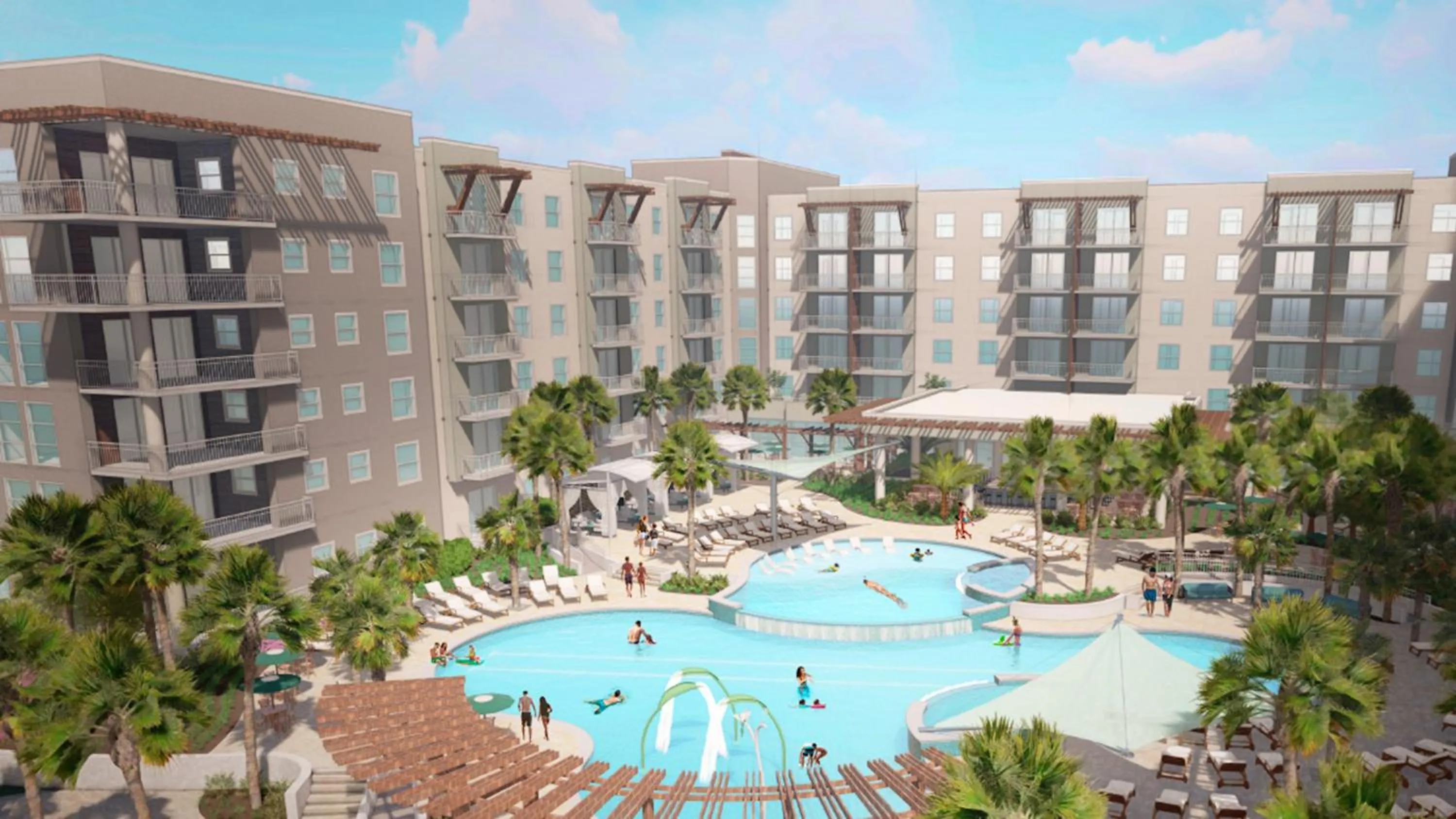 Swimming pool in Holiday Inn Club Vacations Myrtle Beach Oceanfront