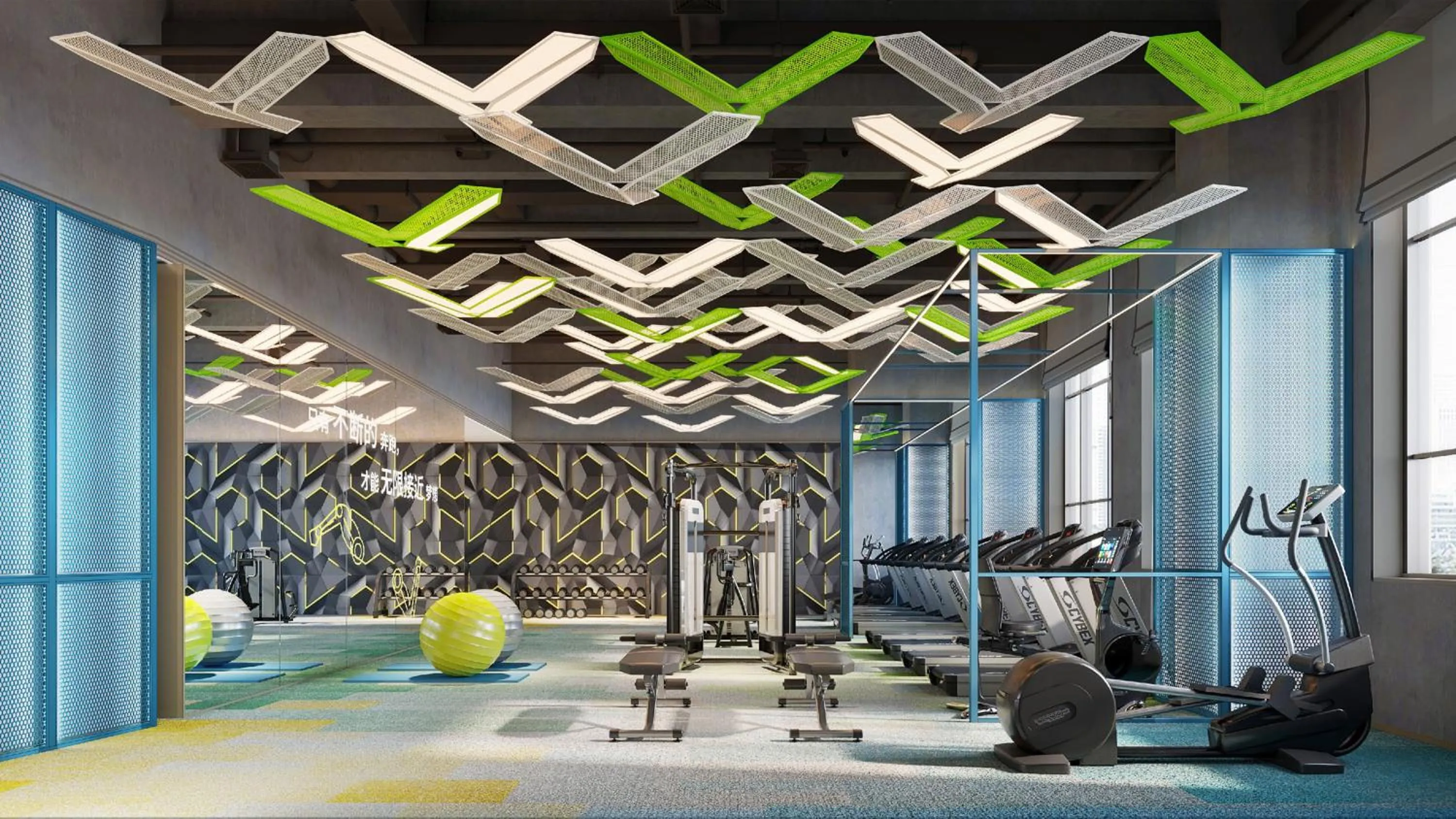 Fitness centre/facilities in EVEN Hotel Zhongshan City Center by IHG