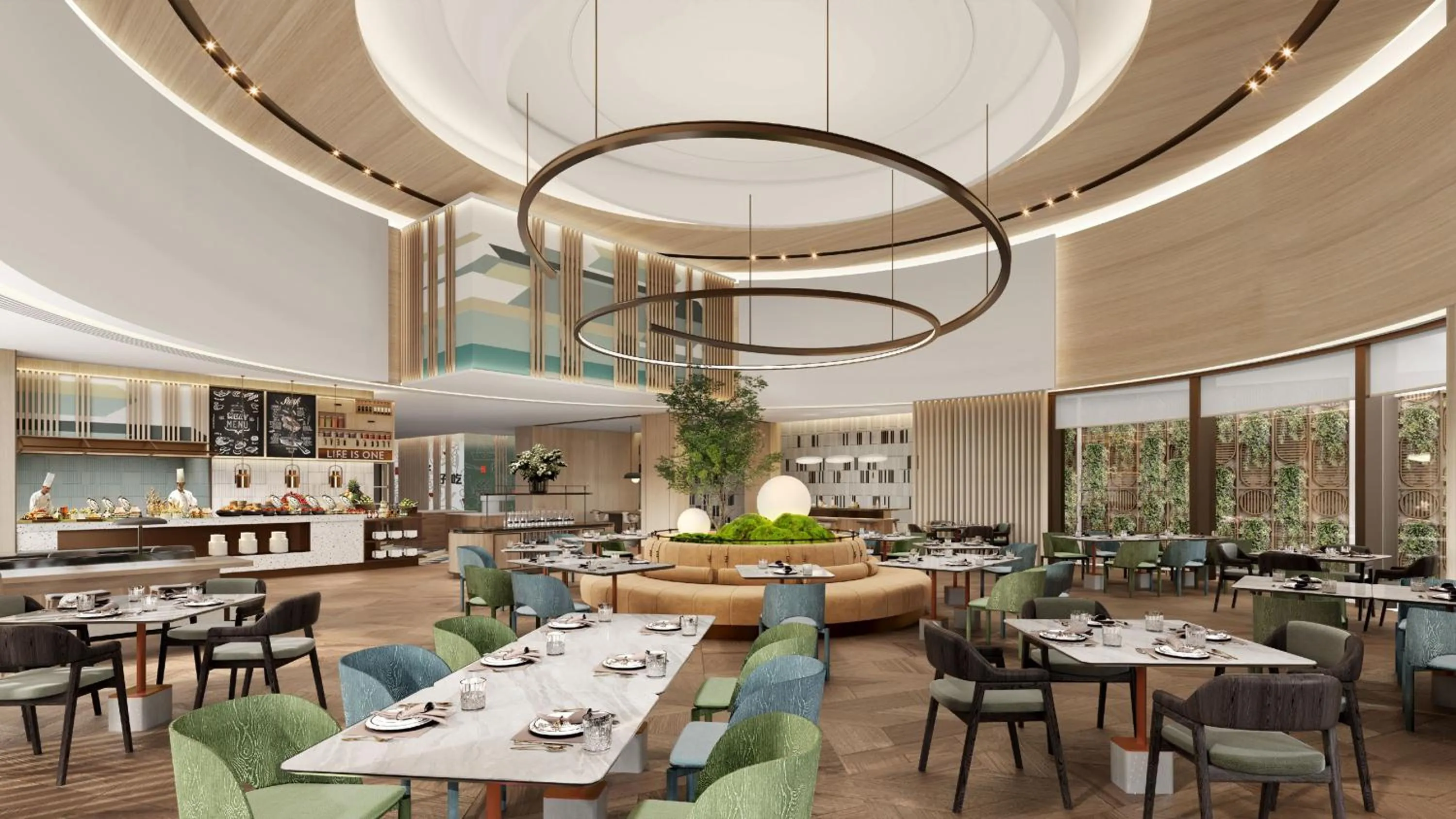 Restaurant/places to eat in EVEN Hotel Zhongshan City Center by IHG