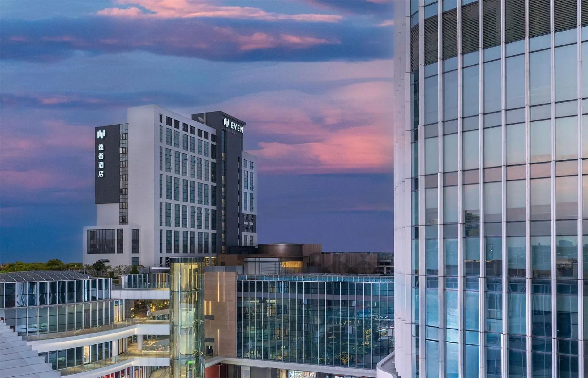 Property building in EVEN Hotel Zhongshan City Center by IHG
